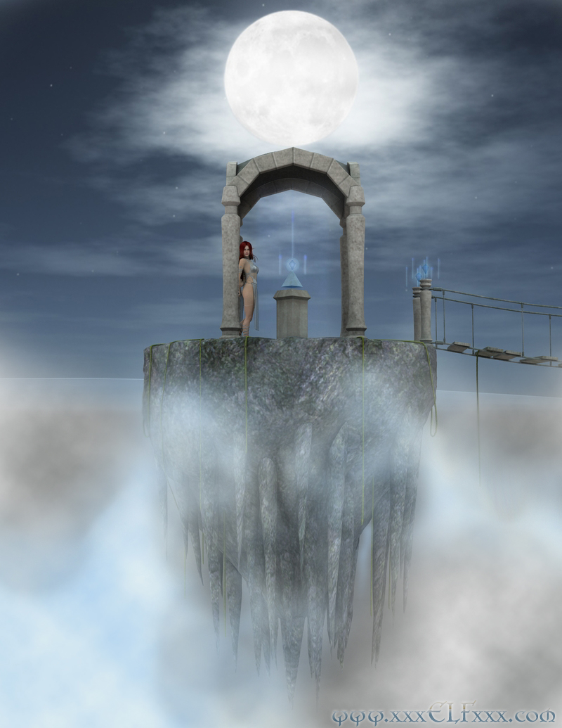 3d-elf opiette beschwört magischen dildo für futanari-tentakel-orga...