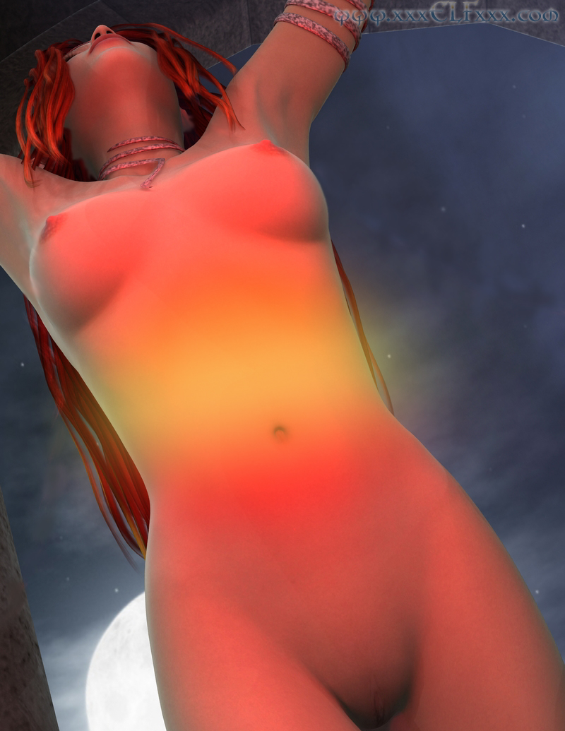 3D精灵Opiette召唤魔法假阳具进行扶她触手高潮 - Image 5