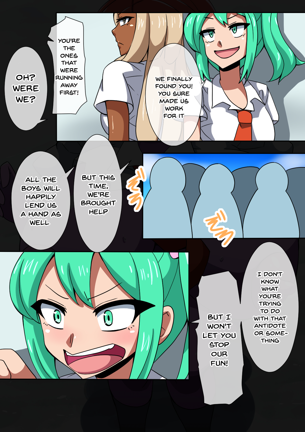 Футанари-школьницы сходят с ума после отравленной воды - Image 27