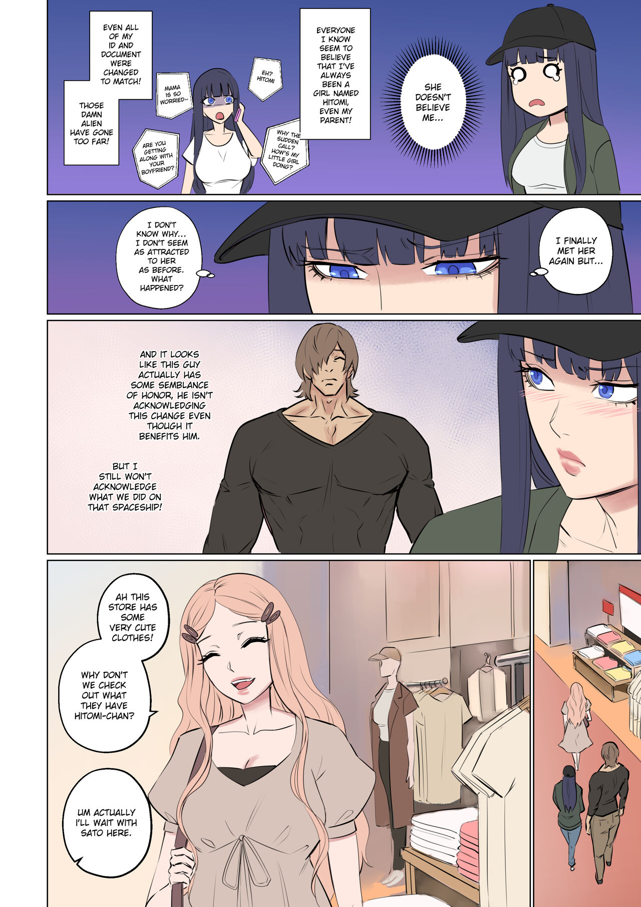 Abducción alienígena: Pareja futanari de cría con tentáculos - Image 27