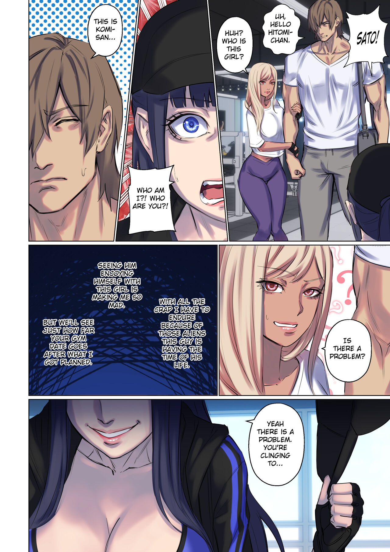 Abducción alienígena: Pareja futanari de cría con tentáculos - Image 88