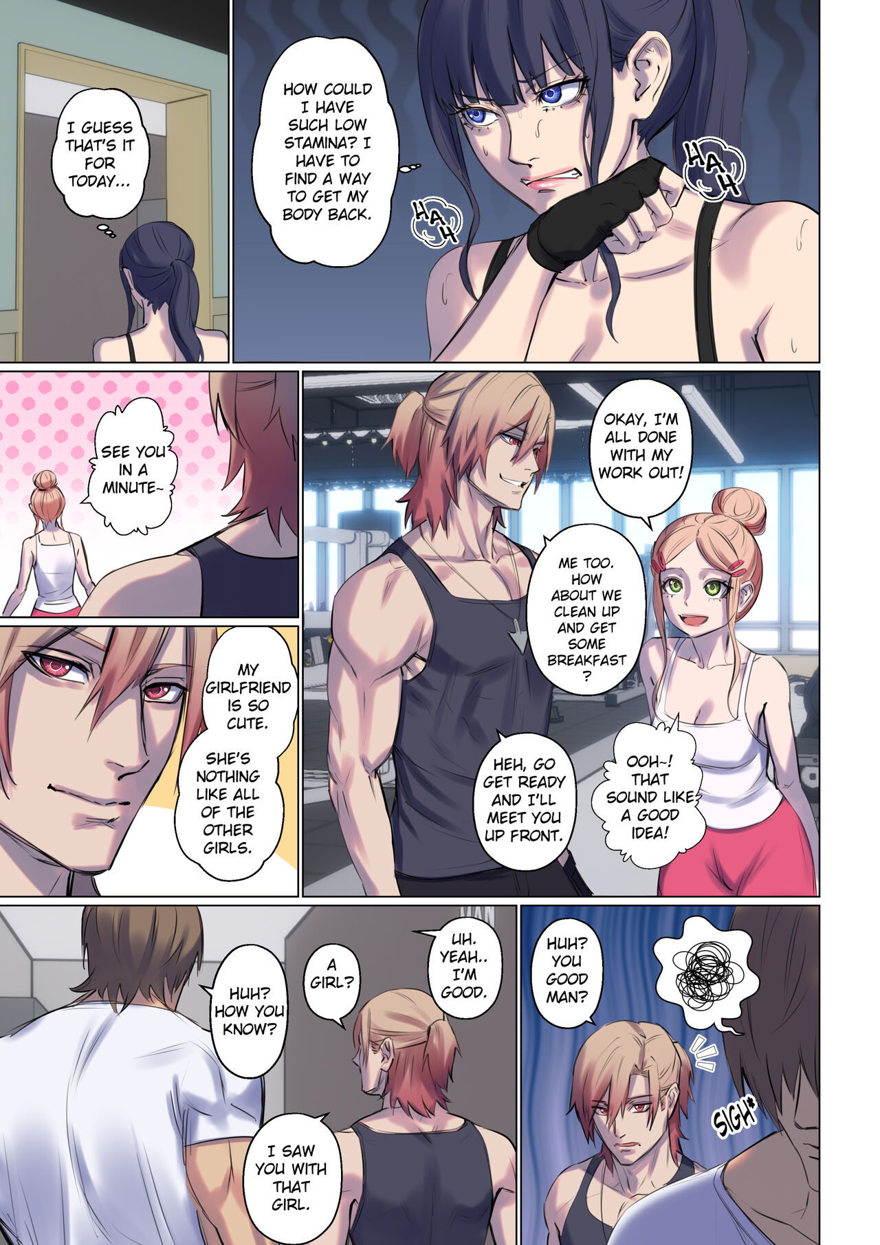 Abducción alienígena: Pareja futanari de cría con tentáculos - Image 101