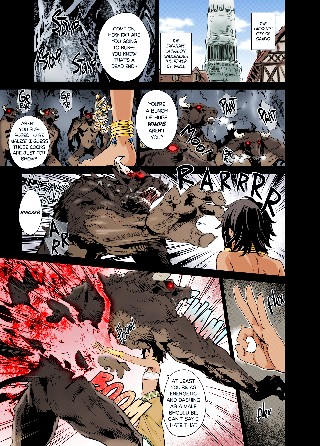 Амазонки трахаются с огромными членами минотавров - Image 2