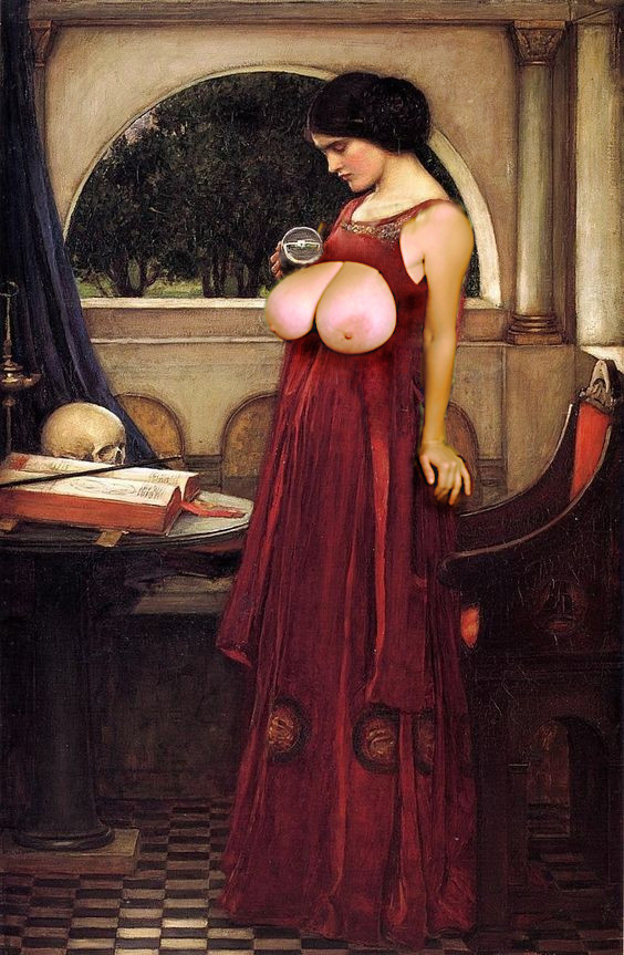 Девушки с большой грудью в классическом искусстве - Image 24