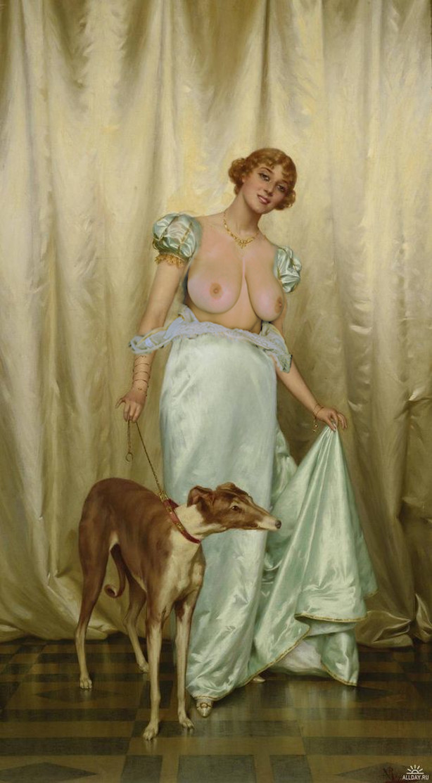 Девушки с большой грудью в классическом искусстве - Image 26