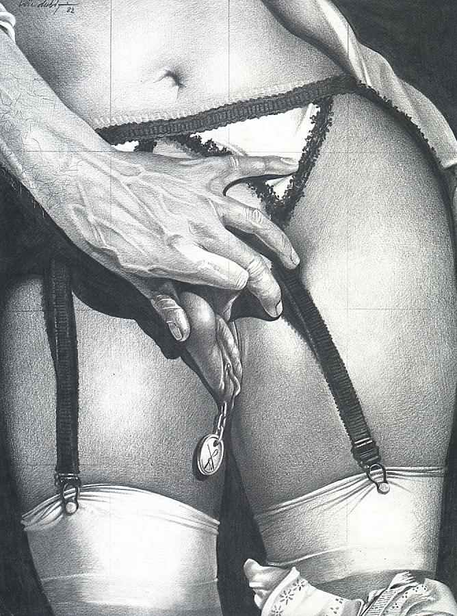 Künstlerisch gezeichnet, die Hentai-Weiber dehnen die Muschi und vögeln den Arsch - Image 3