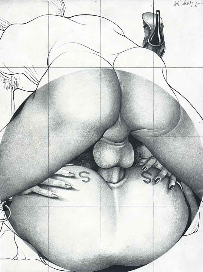 Künstlerisch gezeichnet, die Hentai-Weiber dehnen die Muschi und vögeln den Arsch - Image 7