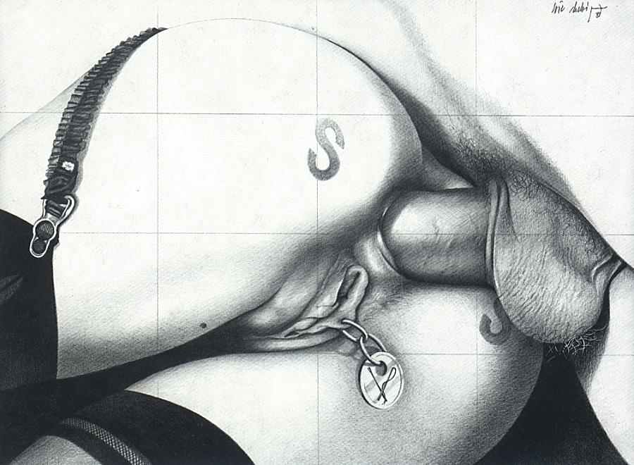 Künstlerisch gezeichnet, die Hentai-Weiber dehnen die Muschi und vögeln den Arsch - Image 8