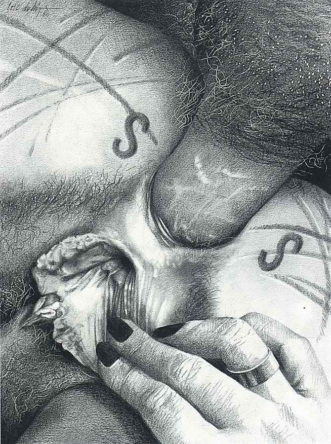 Künstlerisch gezeichnet, die Hentai-Weiber dehnen die Muschi und vögeln den Arsch - Image 11