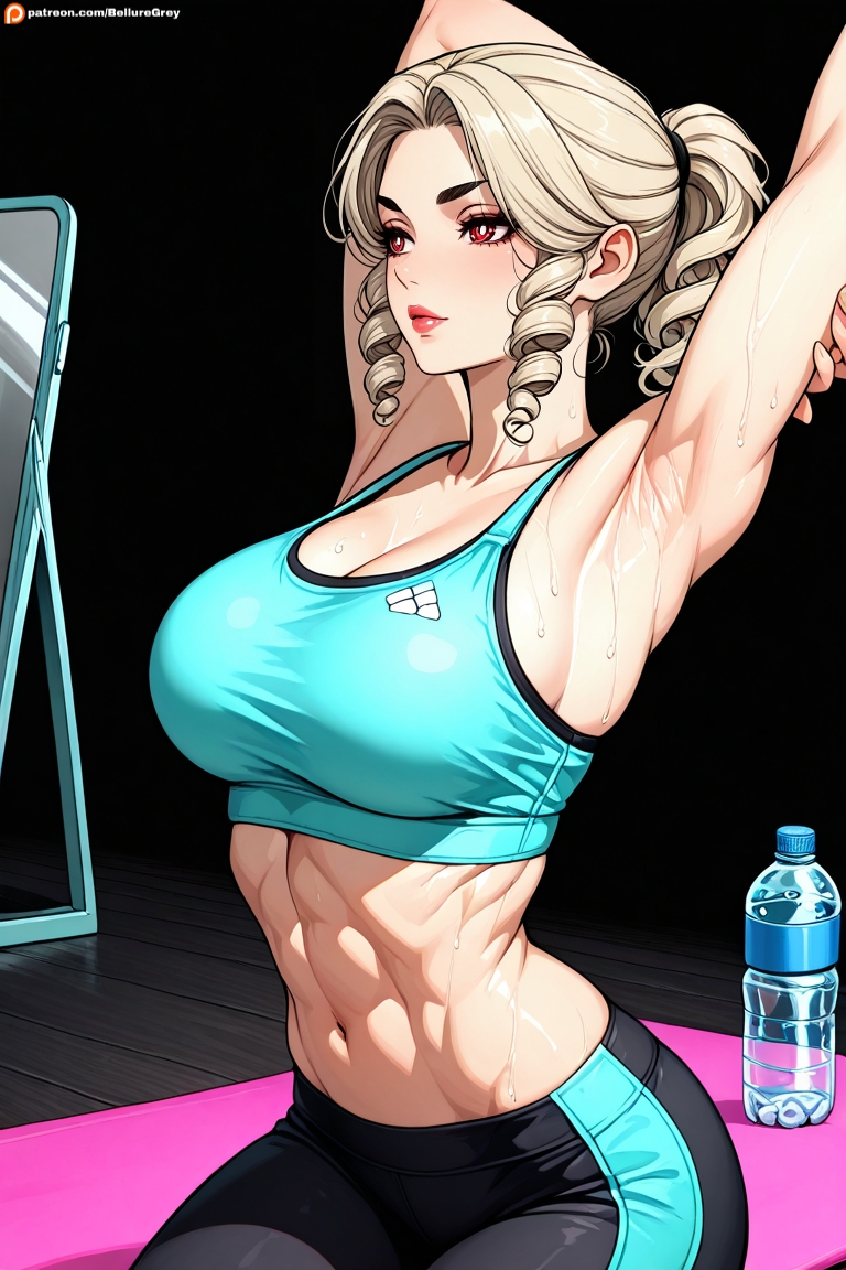 贝露尔·格雷的肥乳、翘臀与多汁骆驼趾 - Image 9