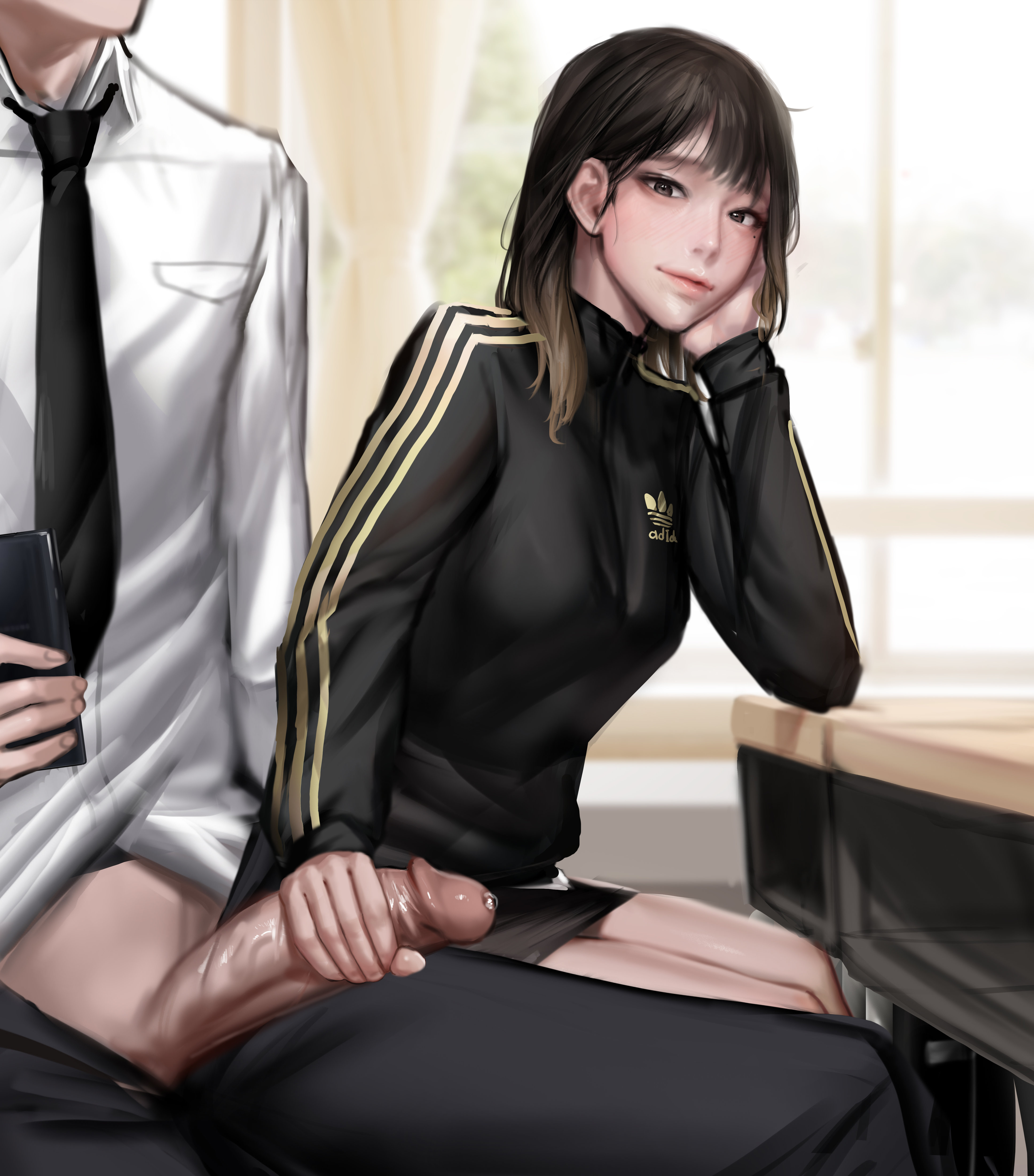 Гипнотизированная тинка трахнута в классе - Школьница с большой жопой - Image 9