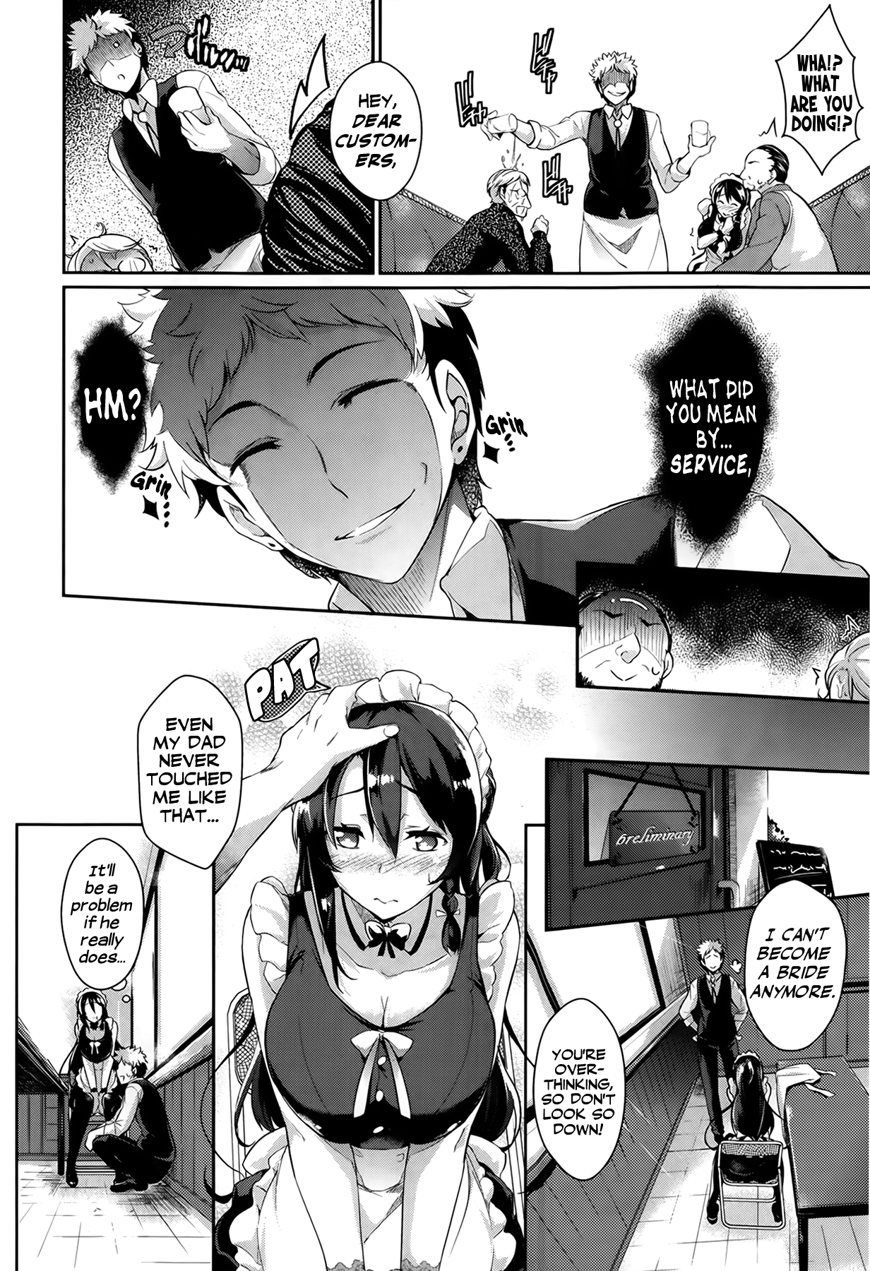 Großbrüstige jungfräuliche Maid-Café-Kellnerin wird hinten besamt - Image 4