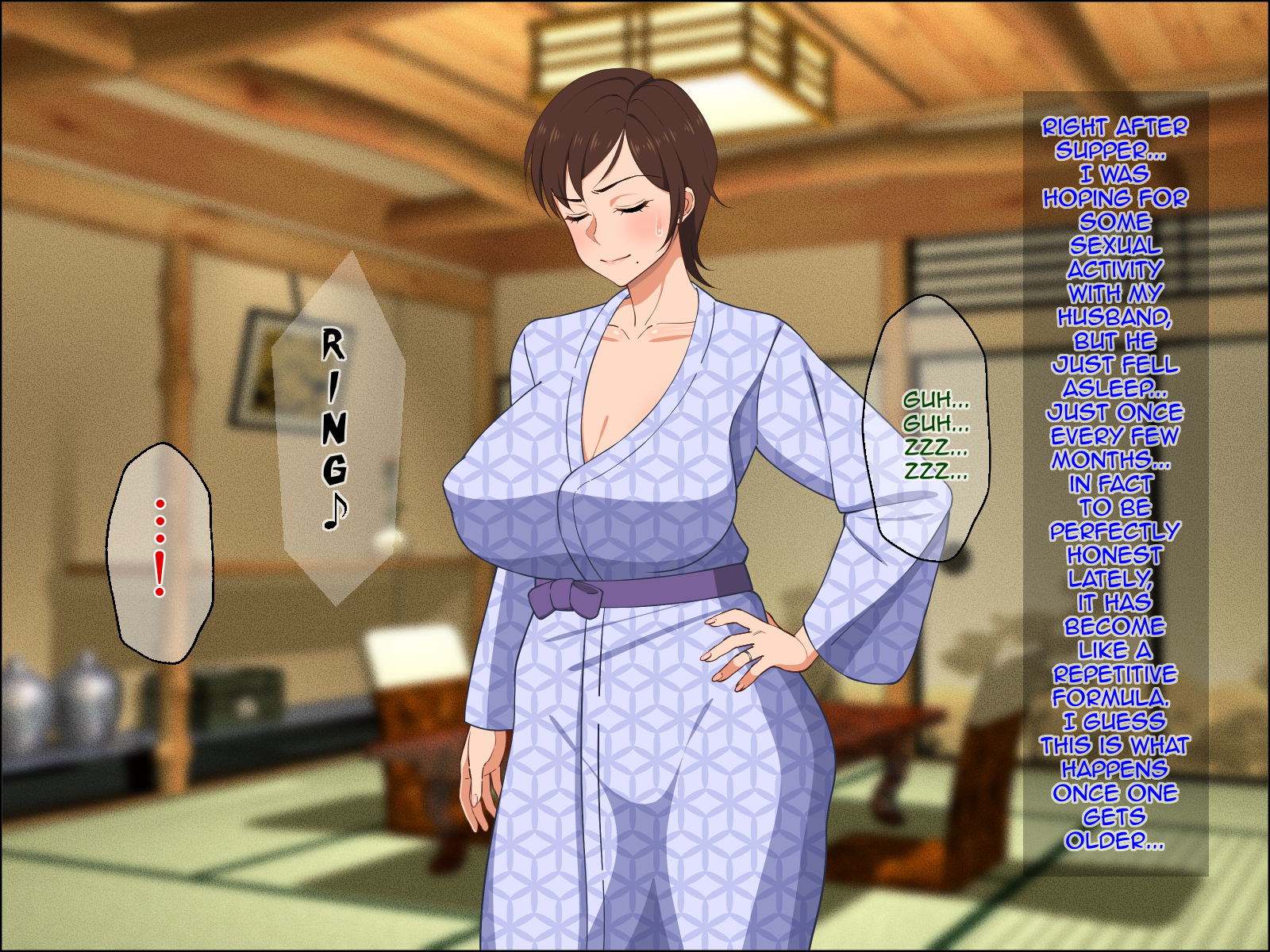 Caresse manuelle et baise de la milf aux gros seins pour remonter le moral de son fils - Image 25