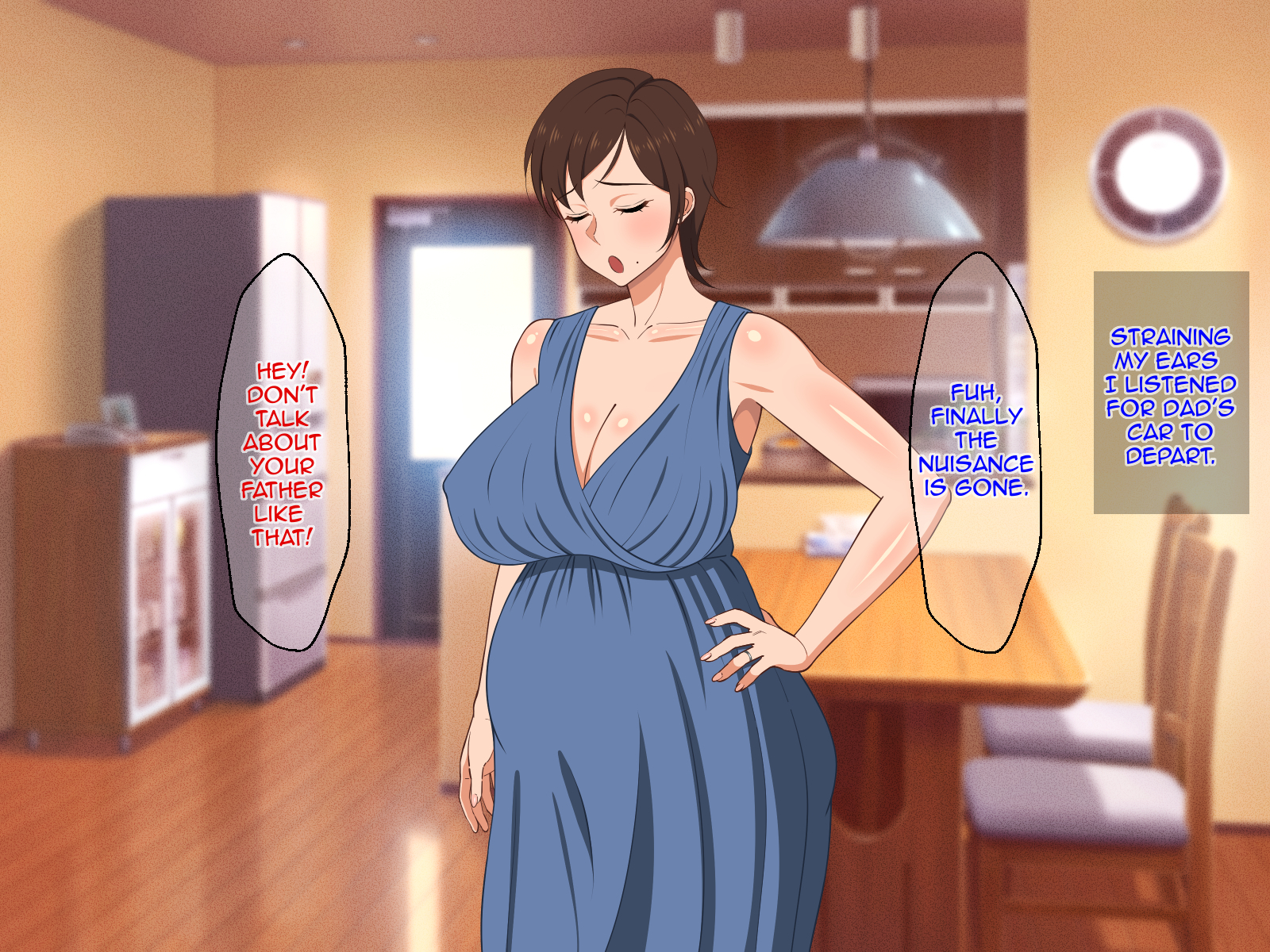 Caresse manuelle et baise de la milf aux gros seins pour remonter le moral de son fils - Image 105