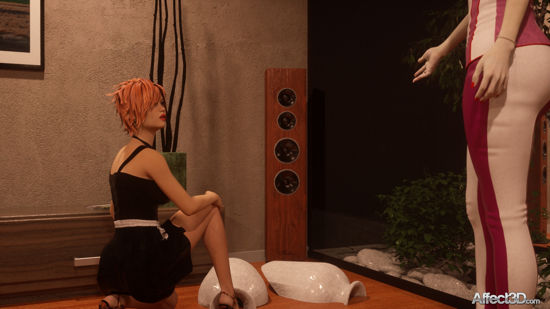 Brünette und Rothaarige teilen Schwanz für Gesichtsbesamung - Image 2