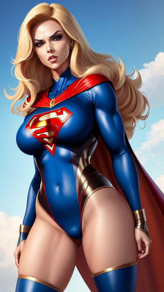 Muskel Supergirl präsentiert ihre busigen Killer Kurven - Image 3