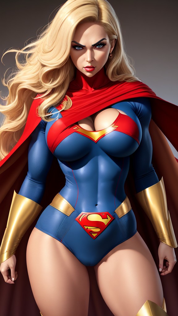 Muskel Supergirl präsentiert ihre busigen Killer Kurven - Image 6