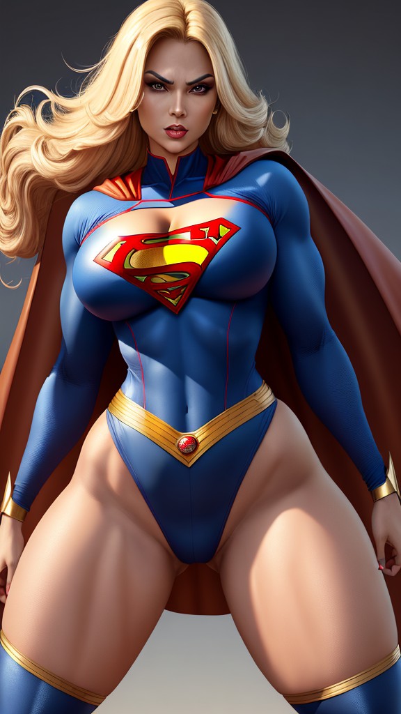 Muskel Supergirl präsentiert ihre busigen Killer Kurven - Image 7