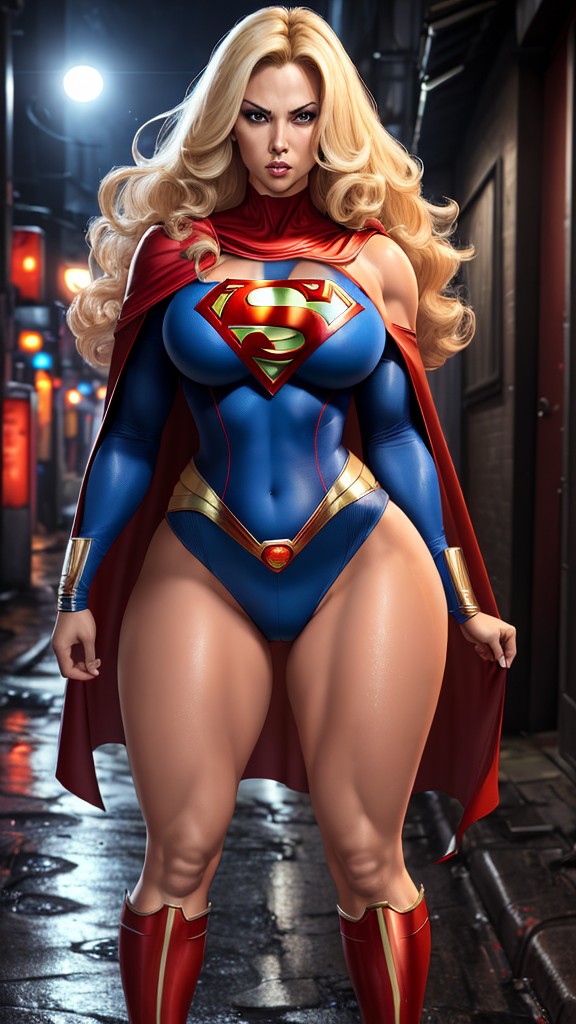 Muskel Supergirl präsentiert ihre busigen Killer Kurven - Image 9
