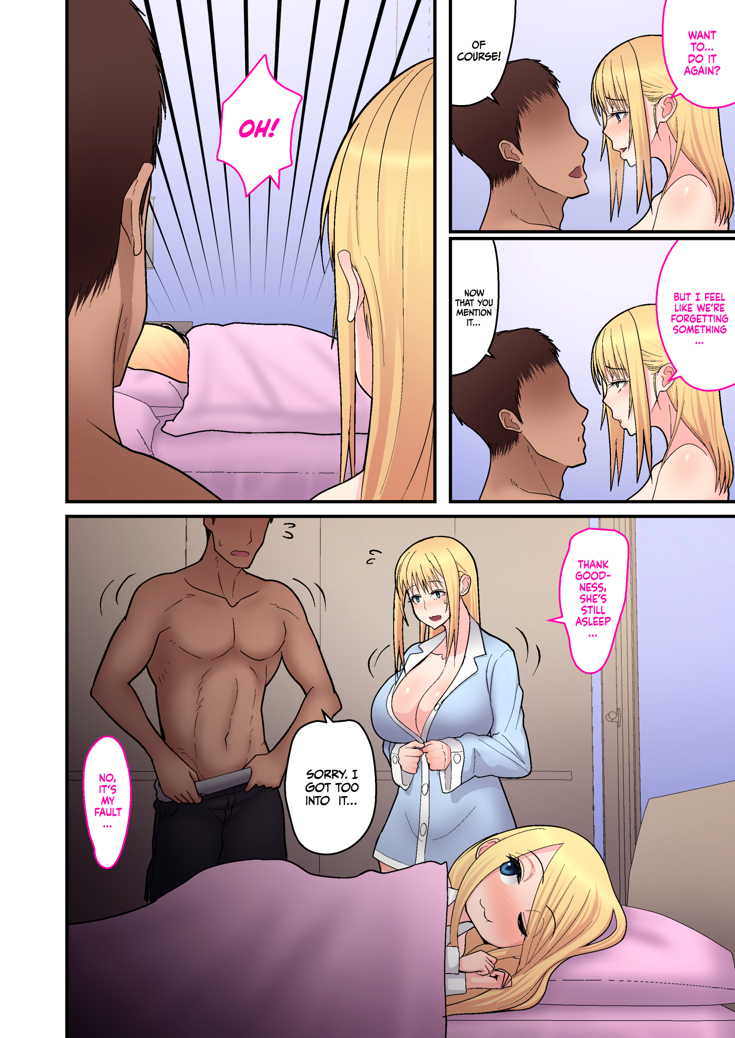 Professeure blonde aux gros seins fait une branlette espagnole dans des BD érotiques - Image 24