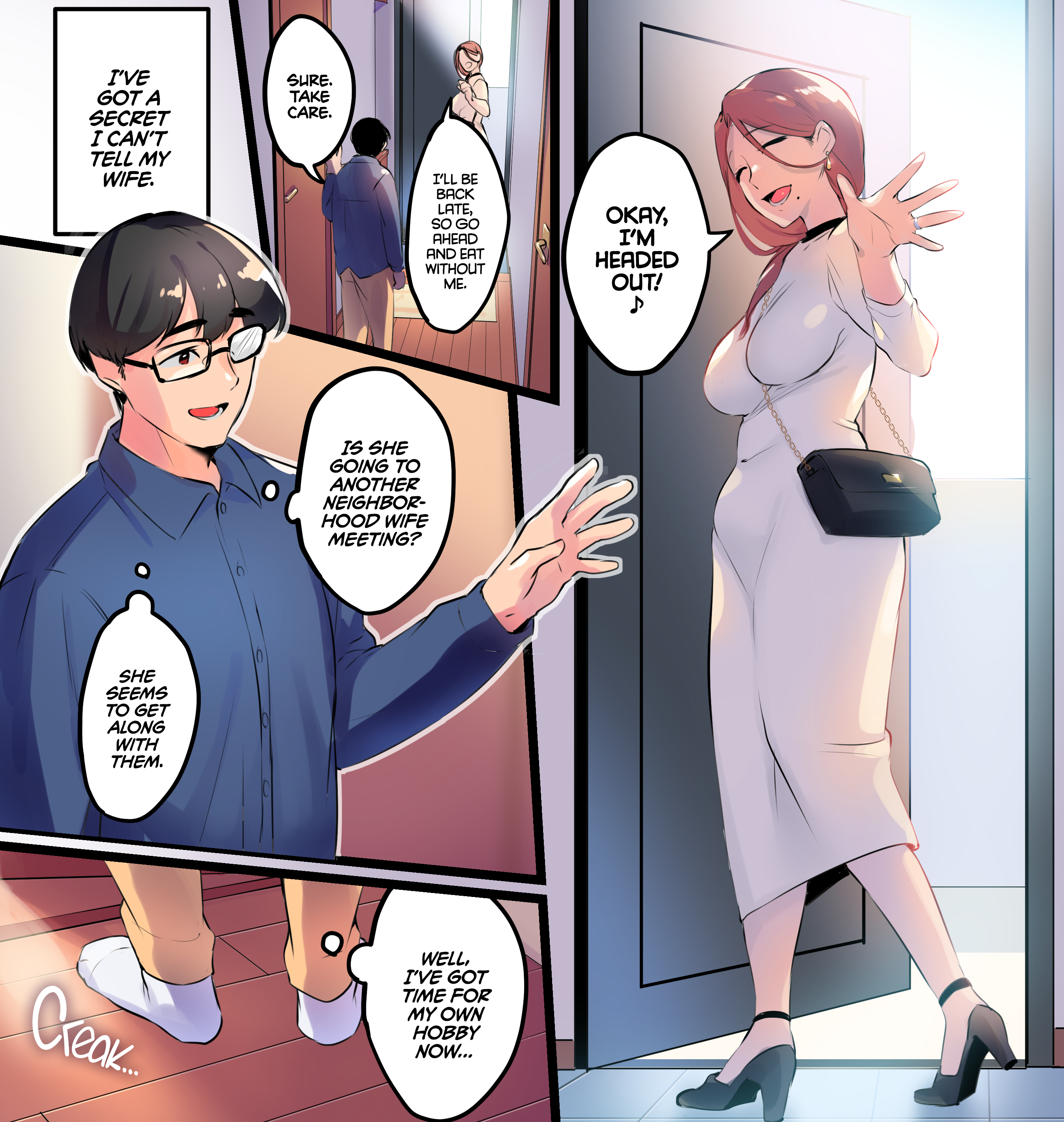 Cheating Wife in Skimpy Cosplay Fucks Dude - Busty Cheating Comics - Image 2