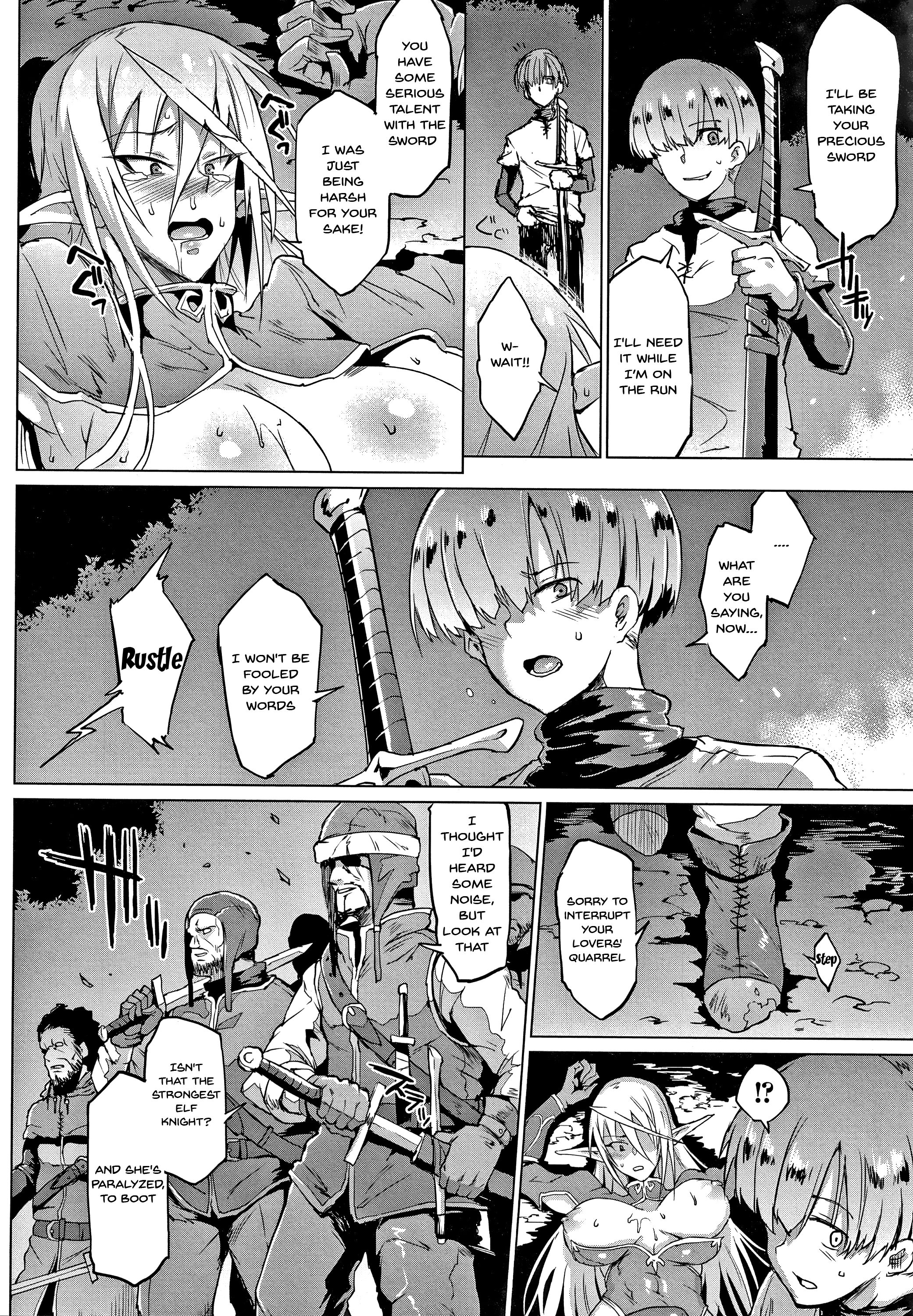 Парализованная эльфийская королева с большой грудью для сисек-игры - Грязные комиксы - Image 19