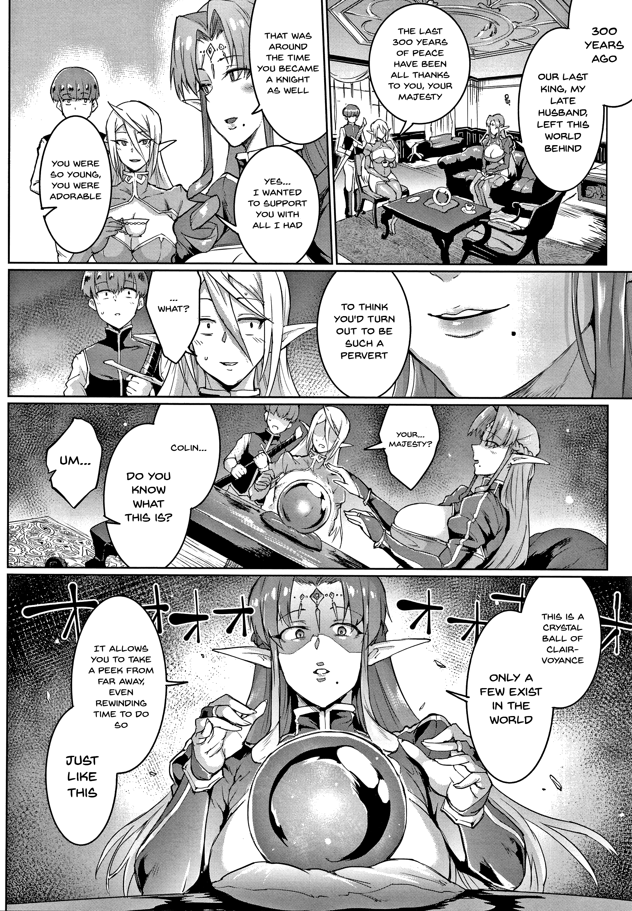 Парализованная эльфийская королева с большой грудью для сисек-игры - Грязные комиксы - Image 35