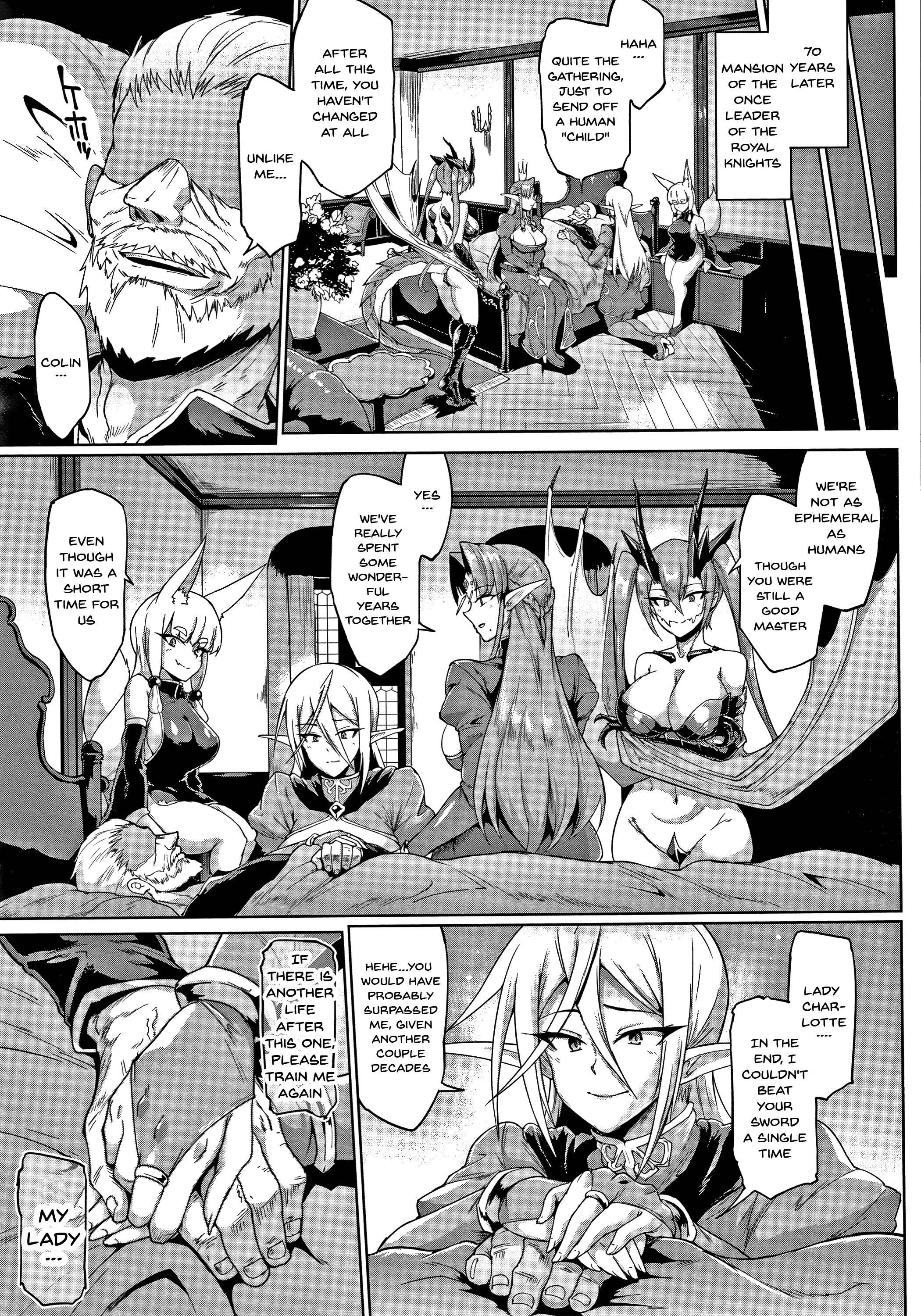 Парализованная эльфийская королева с большой грудью для сисек-игры - Грязные комиксы - Image 123