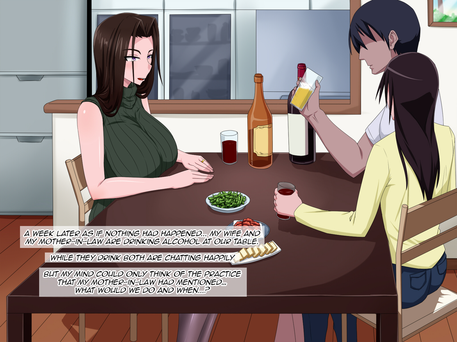 巨乳義母が娘婿をコスプレセックスに誘惑 - Image 85