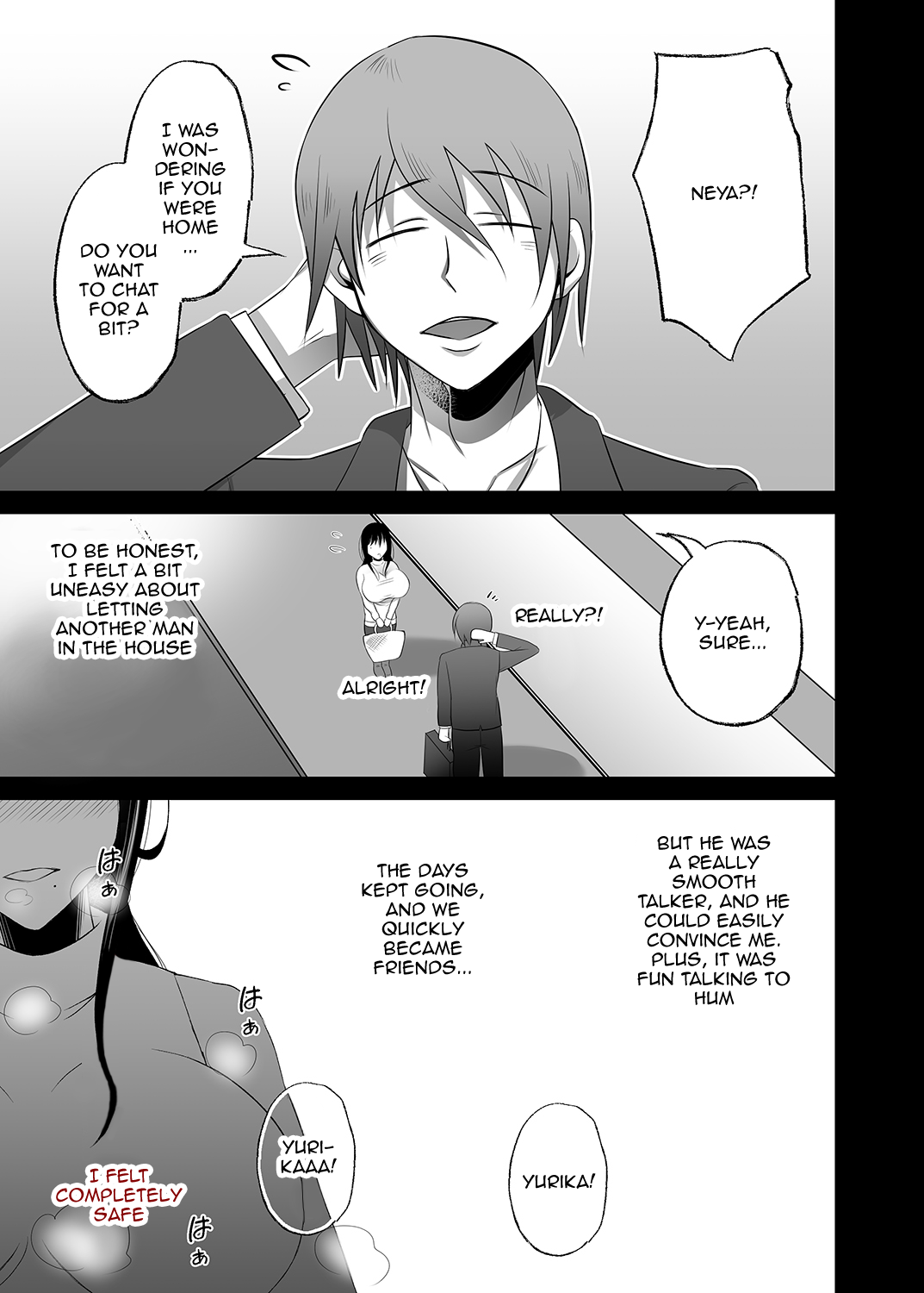 Quadrinhos de esposa infiel chantageada com peitos grandes e colega - Image 16