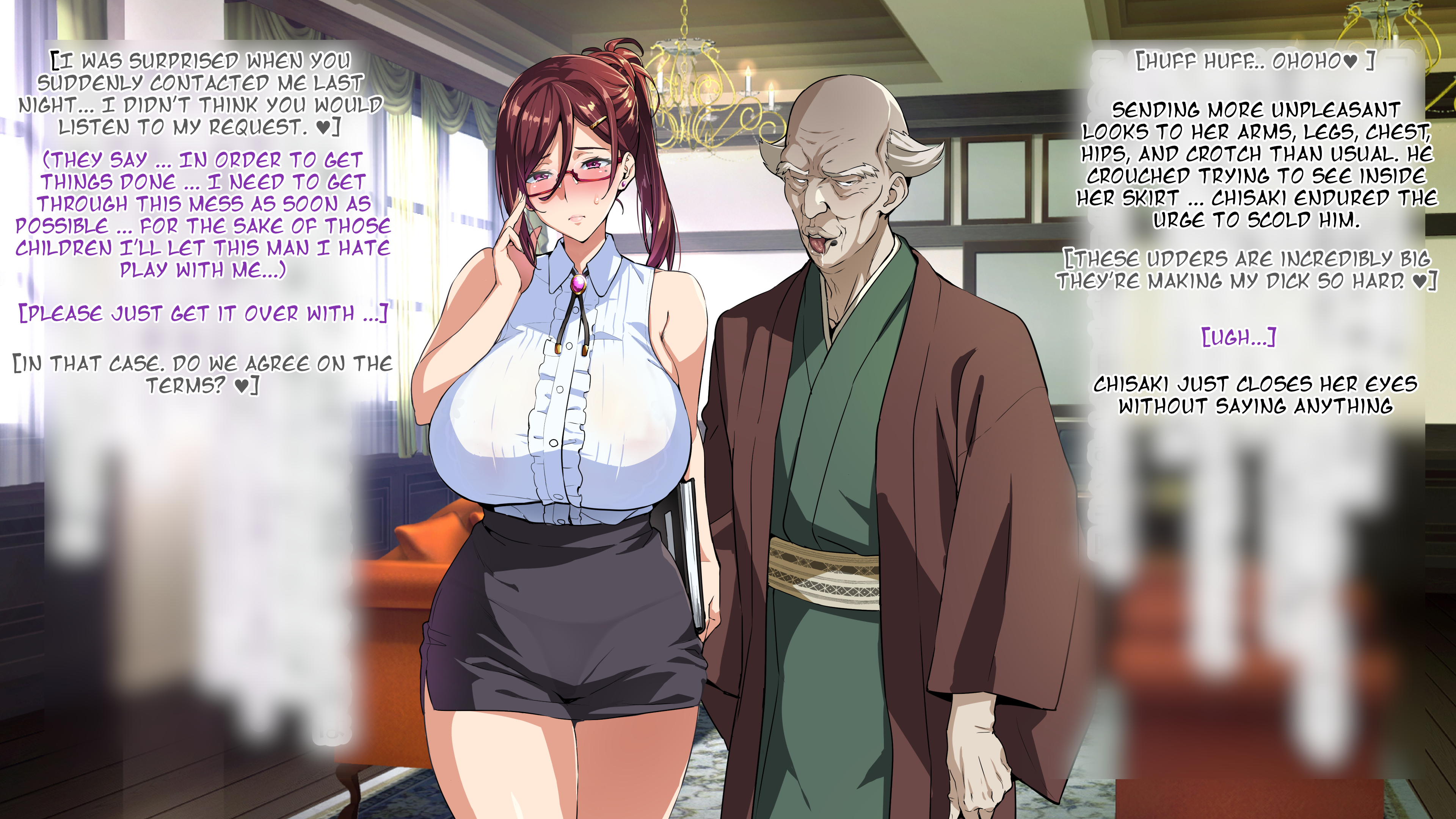 淫蕩老變態威脅巨乳老師的骯髒性愛 - Image 5