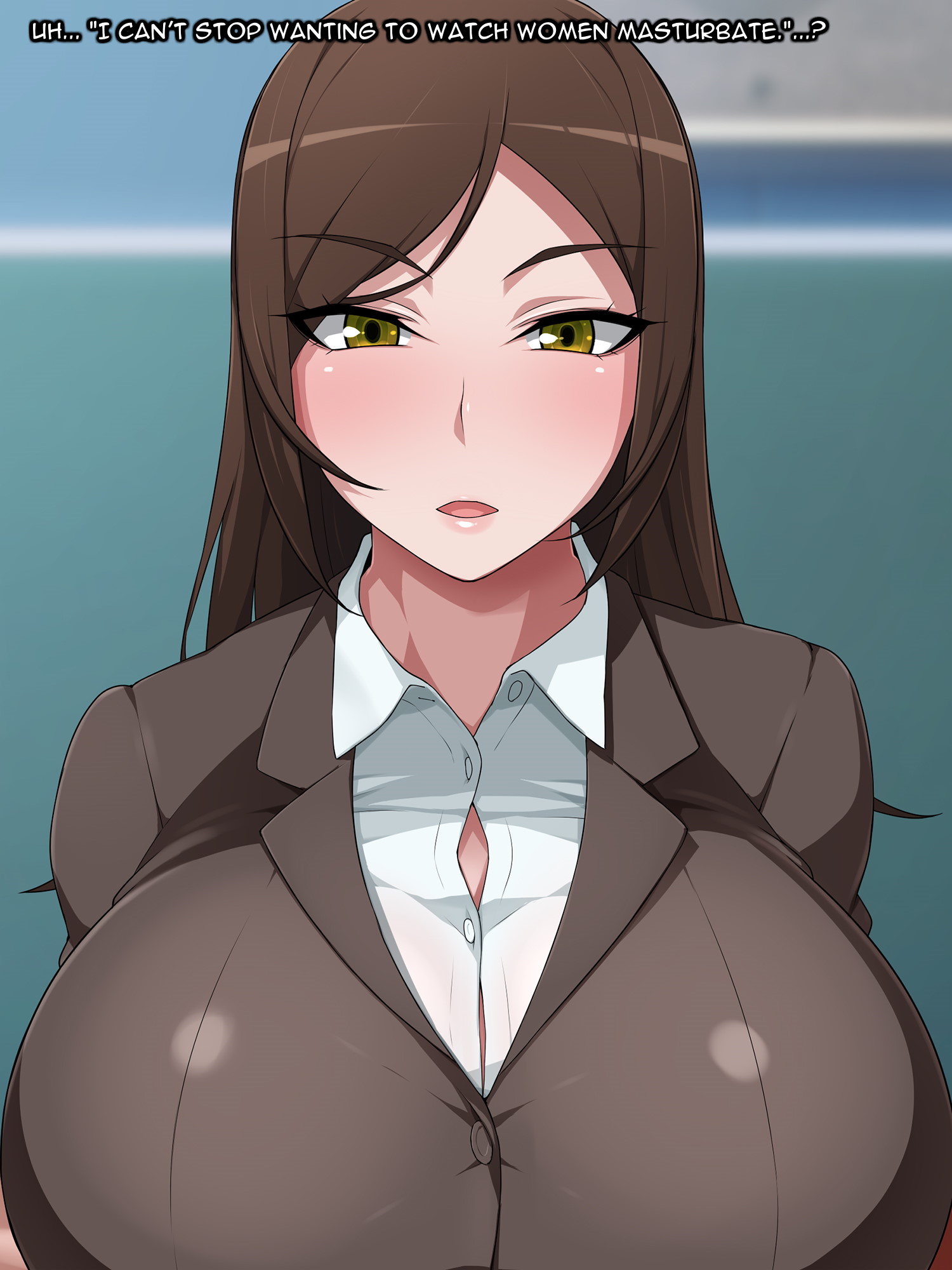 Hypnotisierte großbusige Lehrerin masturbiert schmutzig im Klassenzimmer Hentai - Image 42