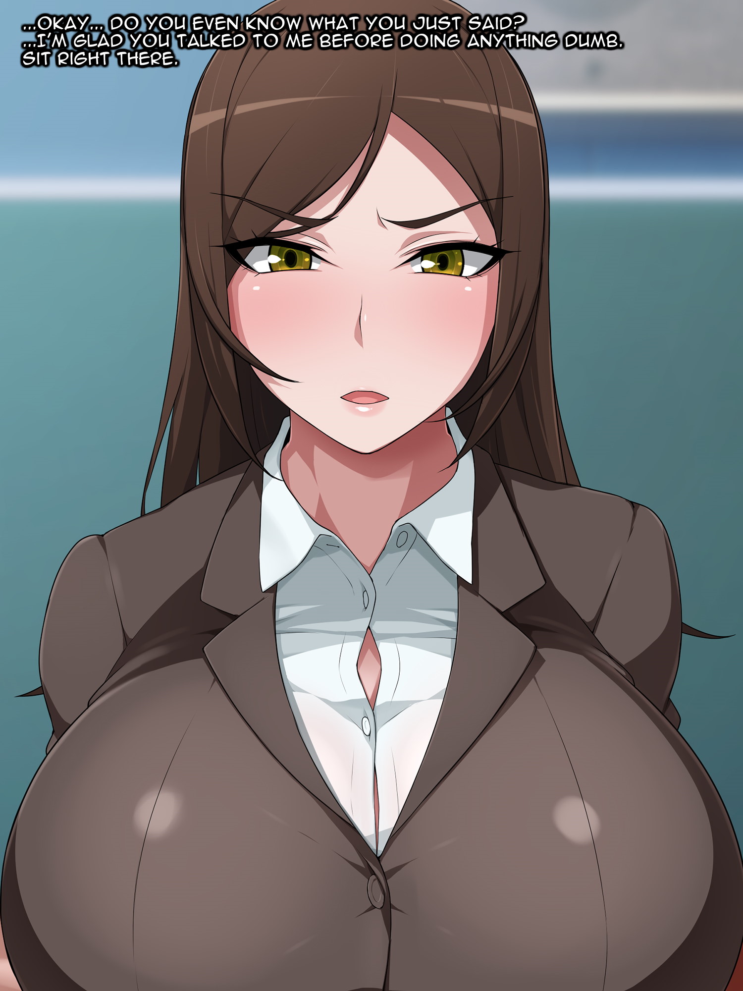 Hypnotisierte großbusige Lehrerin masturbiert schmutzig im Klassenzimmer Hentai - Image 43