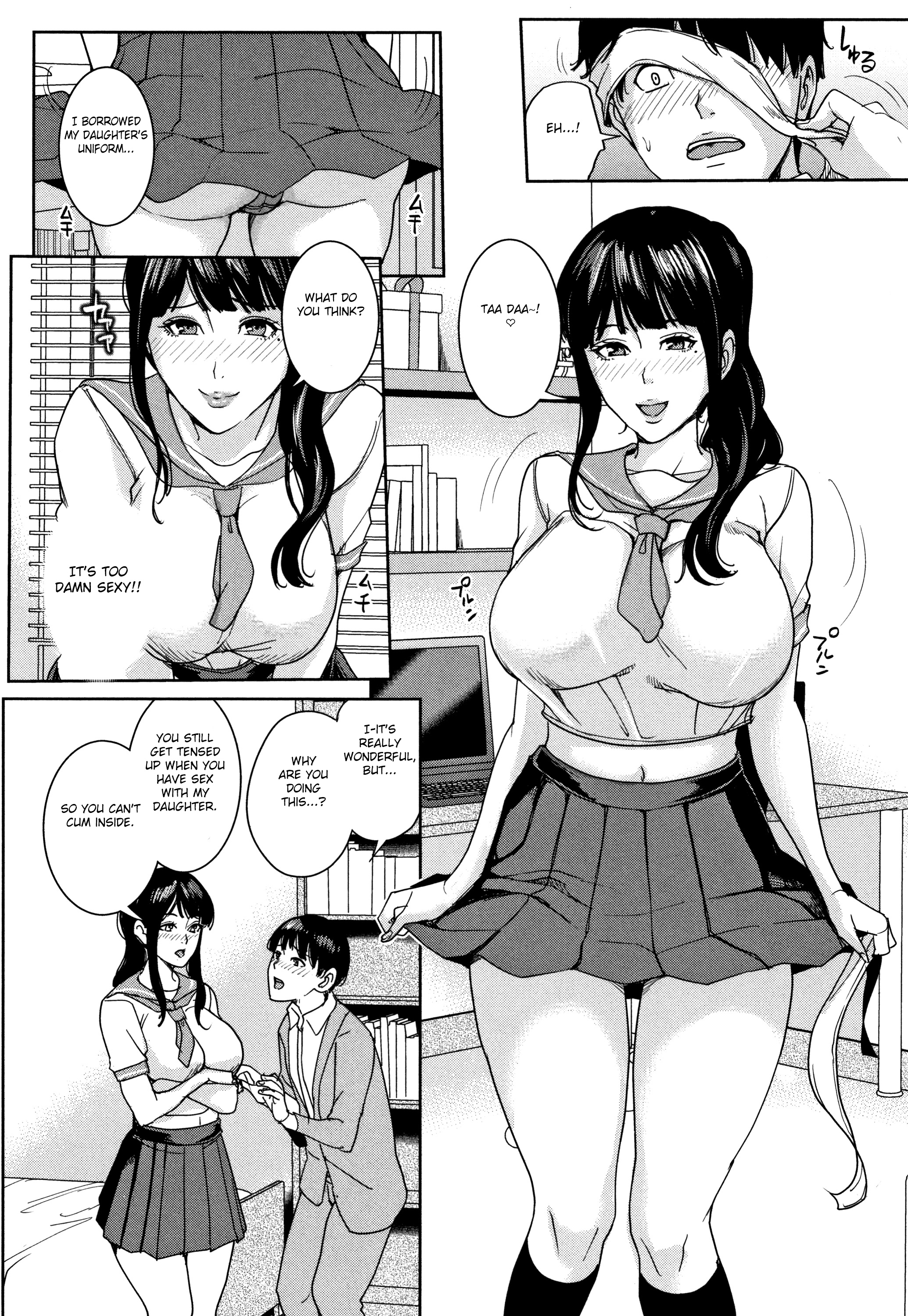 MILF-Comics: Vollbusige betrügende Hausfrau fickt den Freund ihrer Tochter - Image 121