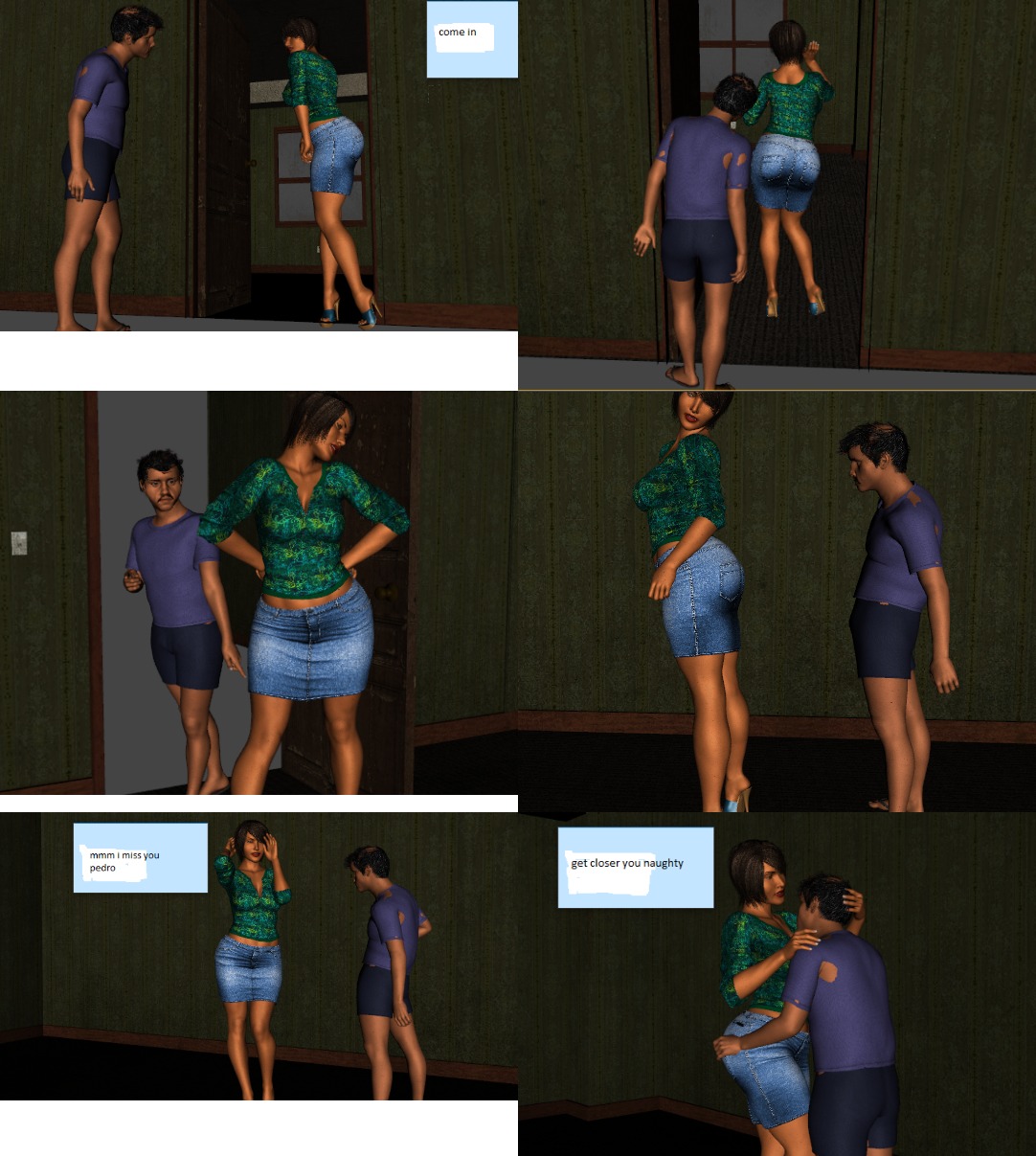 Dominierte Ehefrau facesittet einen Typen - Image 2