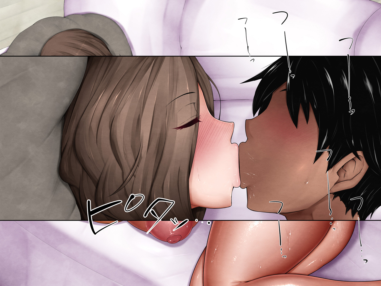 Milf de peitos enormes leva creampie de aluno em quadrinhos hentai safados - Image 29