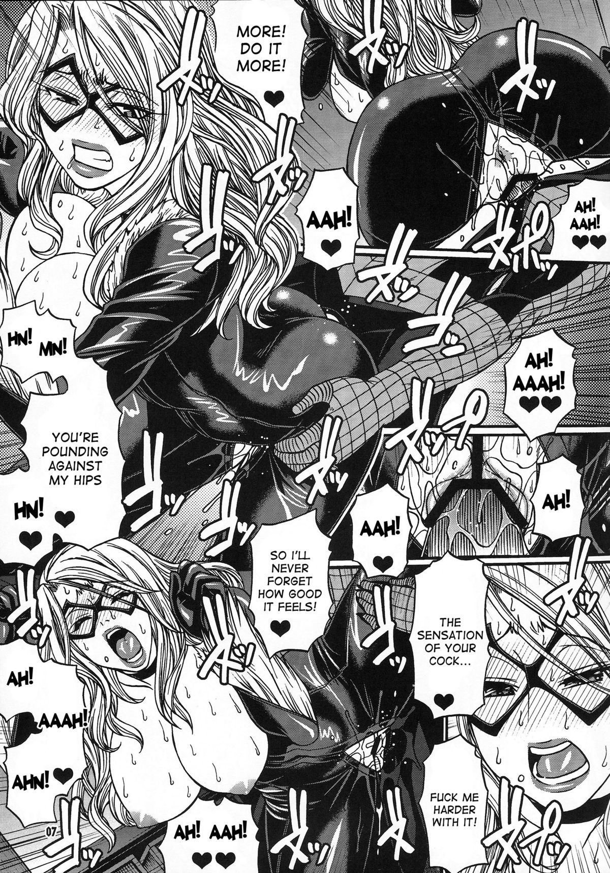 蝙蝠侠与女超女和女猎手的扶她色情三人行 - Image 7