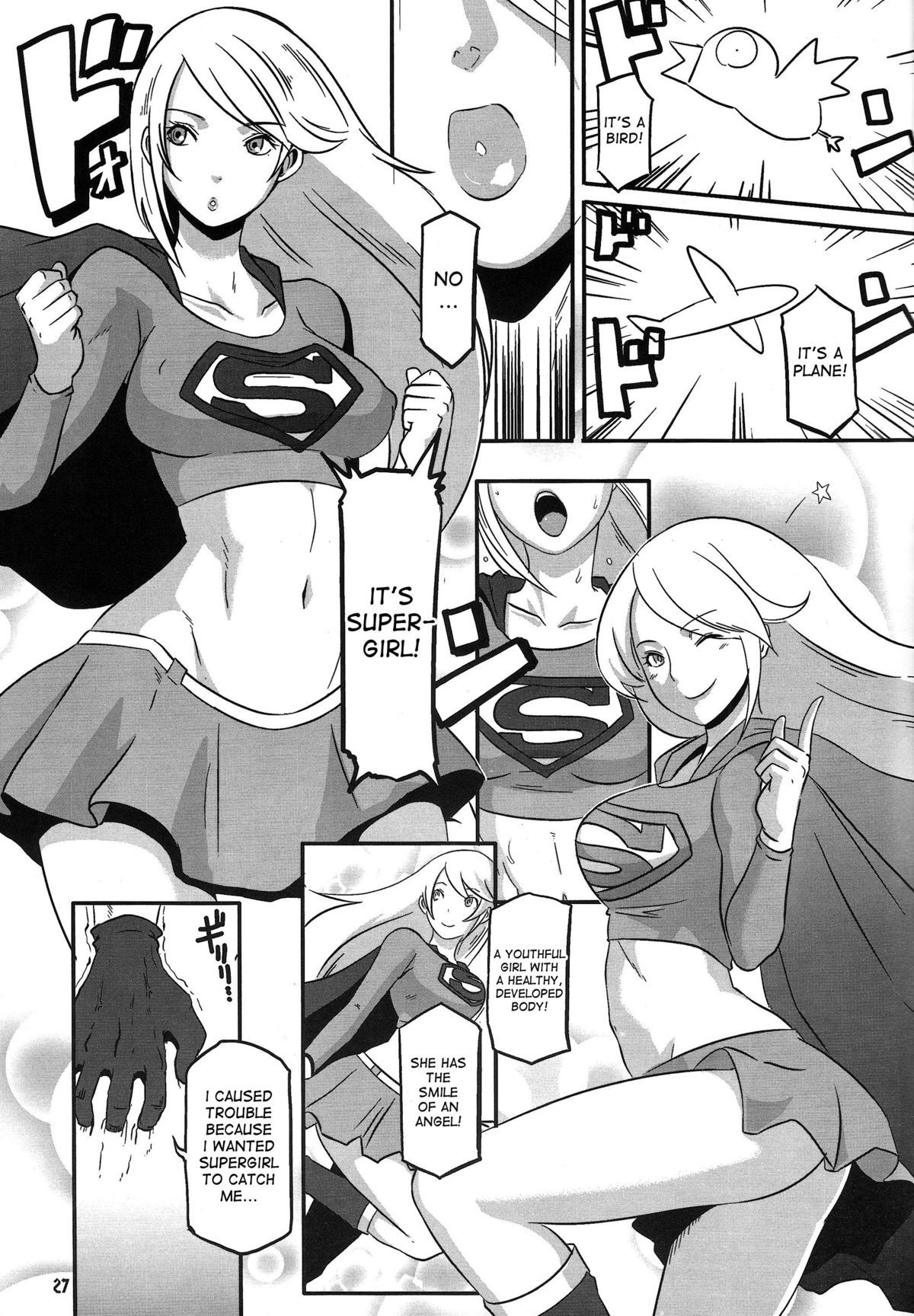 蝙蝠侠与女超女和女猎手的扶她色情三人行 - Image 27