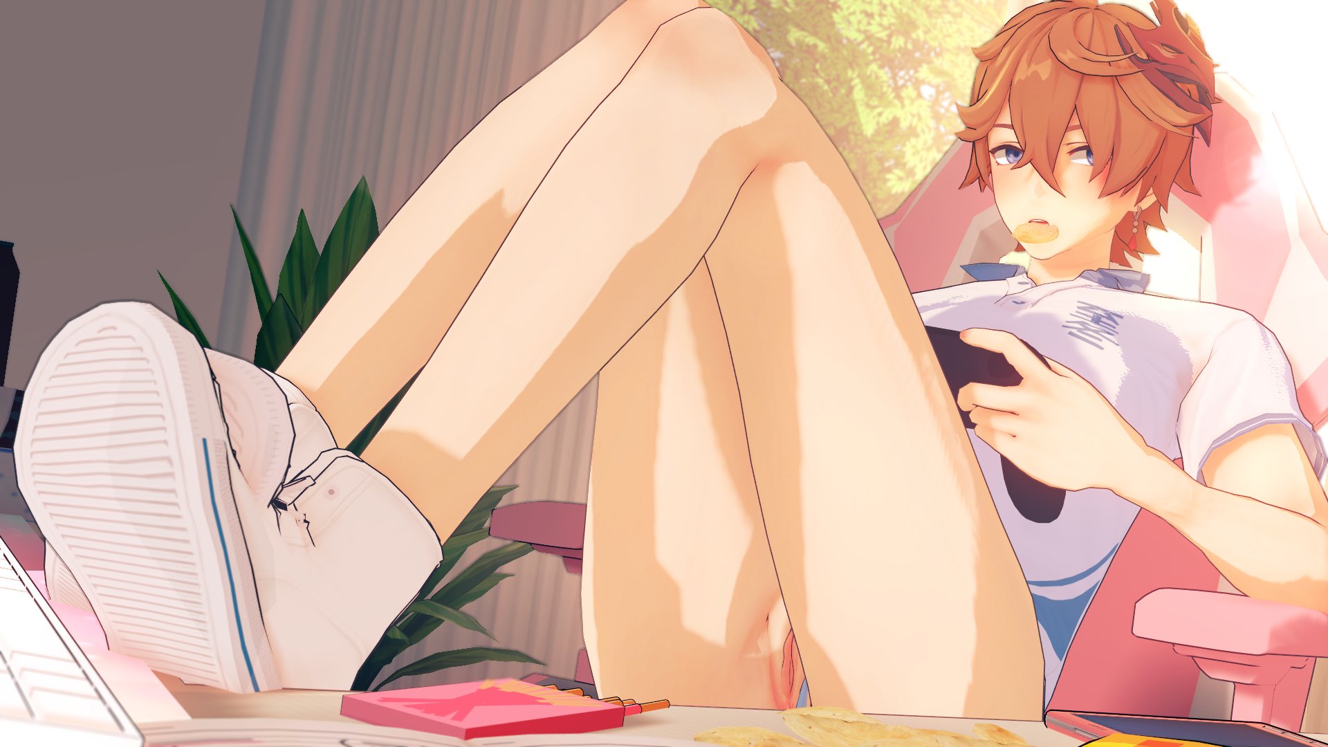 Twink Arschjunge Ajax Fotze gefickt in Genshin - Image 12