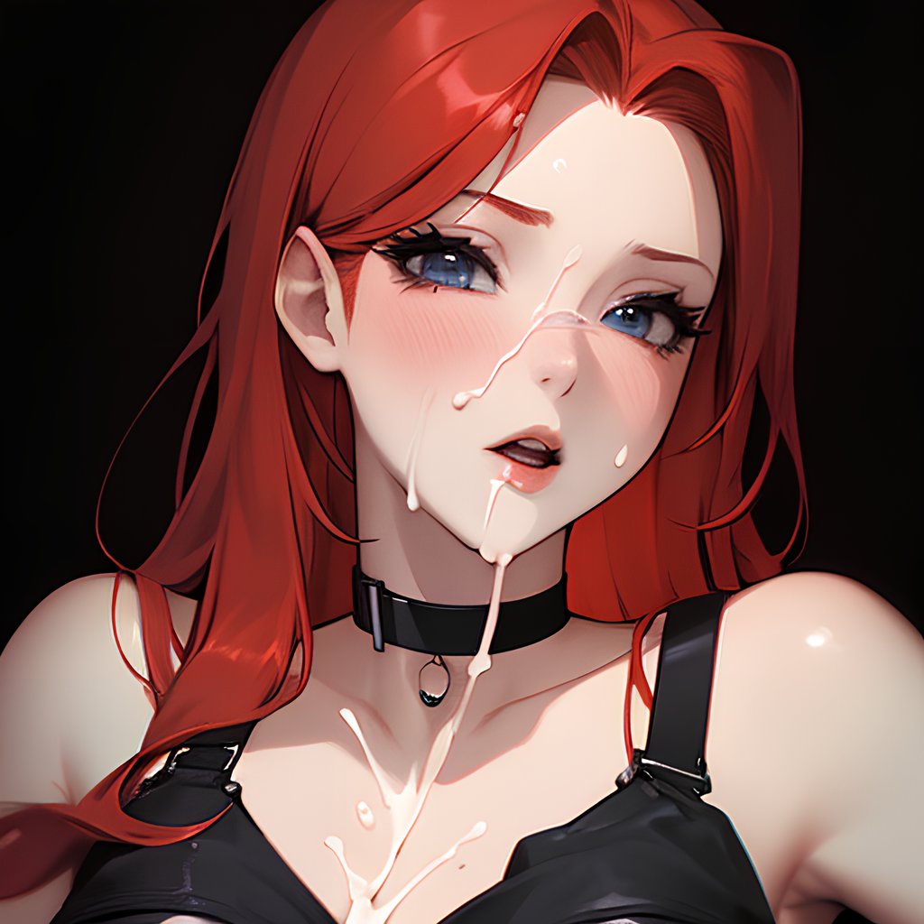 Athletische Rothaarige Schlampe harter öffentlicher Gangbang mit vielen Cumshots - Image 129