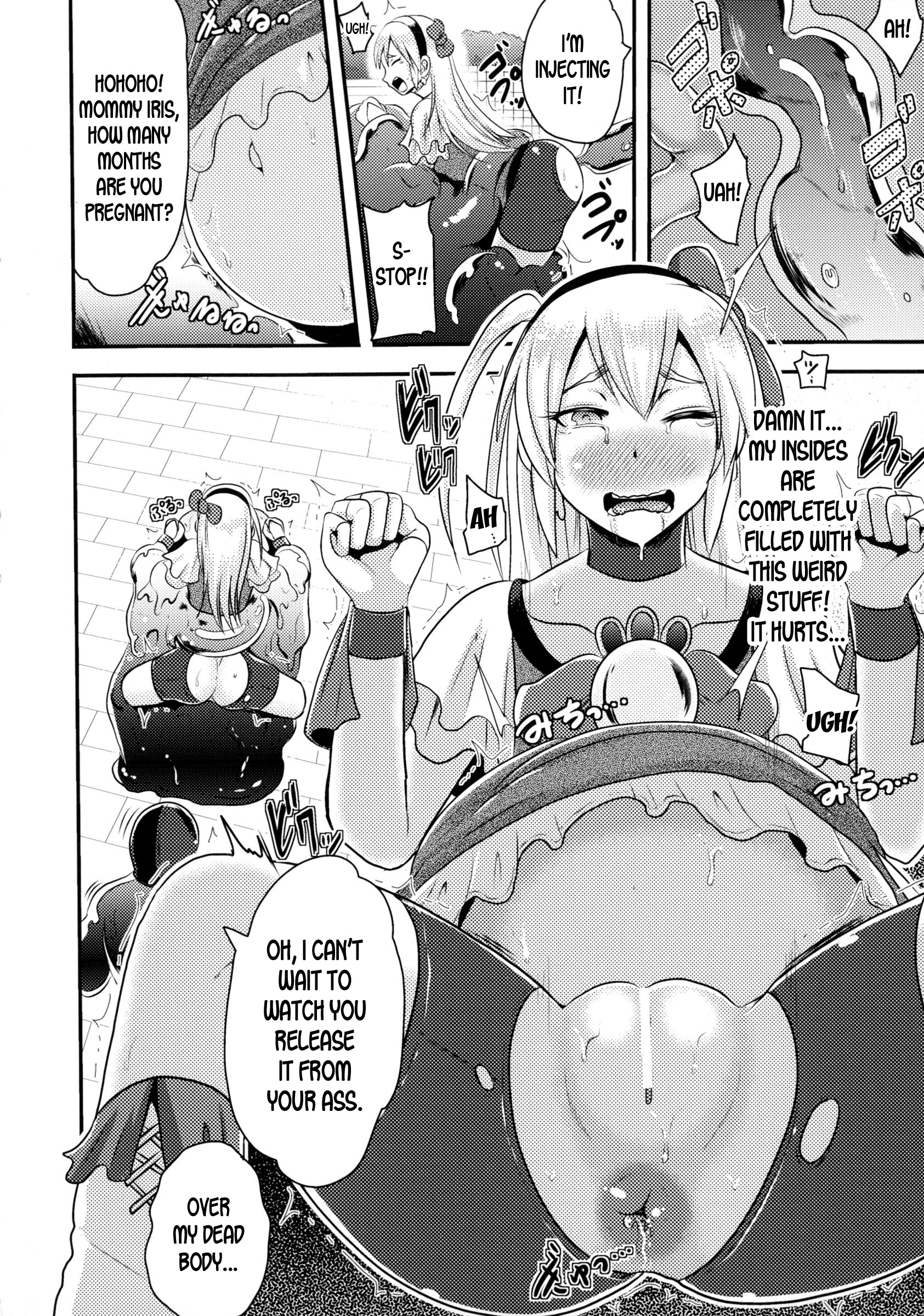 Garota adolescente fofa Iris fodida no cu pelo vilão tentáculo malvado - Image 10