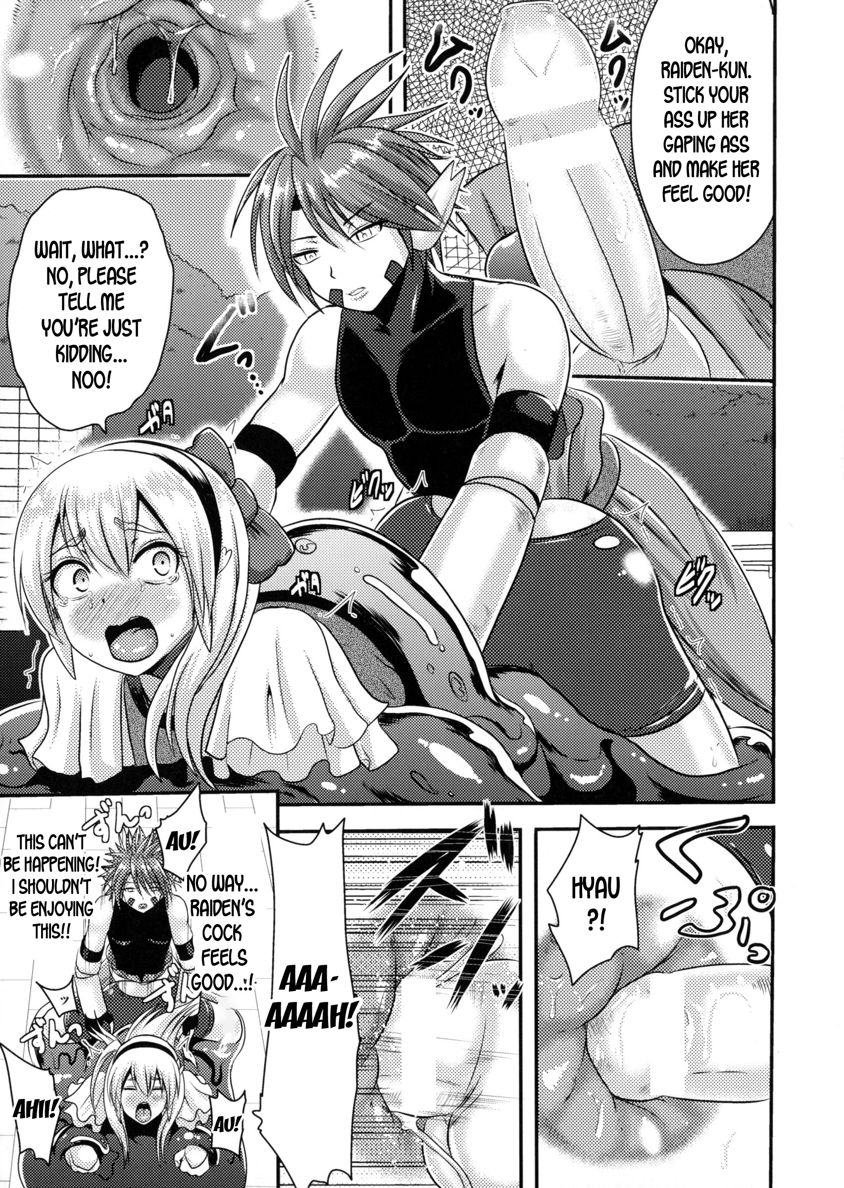 Garota adolescente fofa Iris fodida no cu pelo vilão tentáculo malvado - Image 13