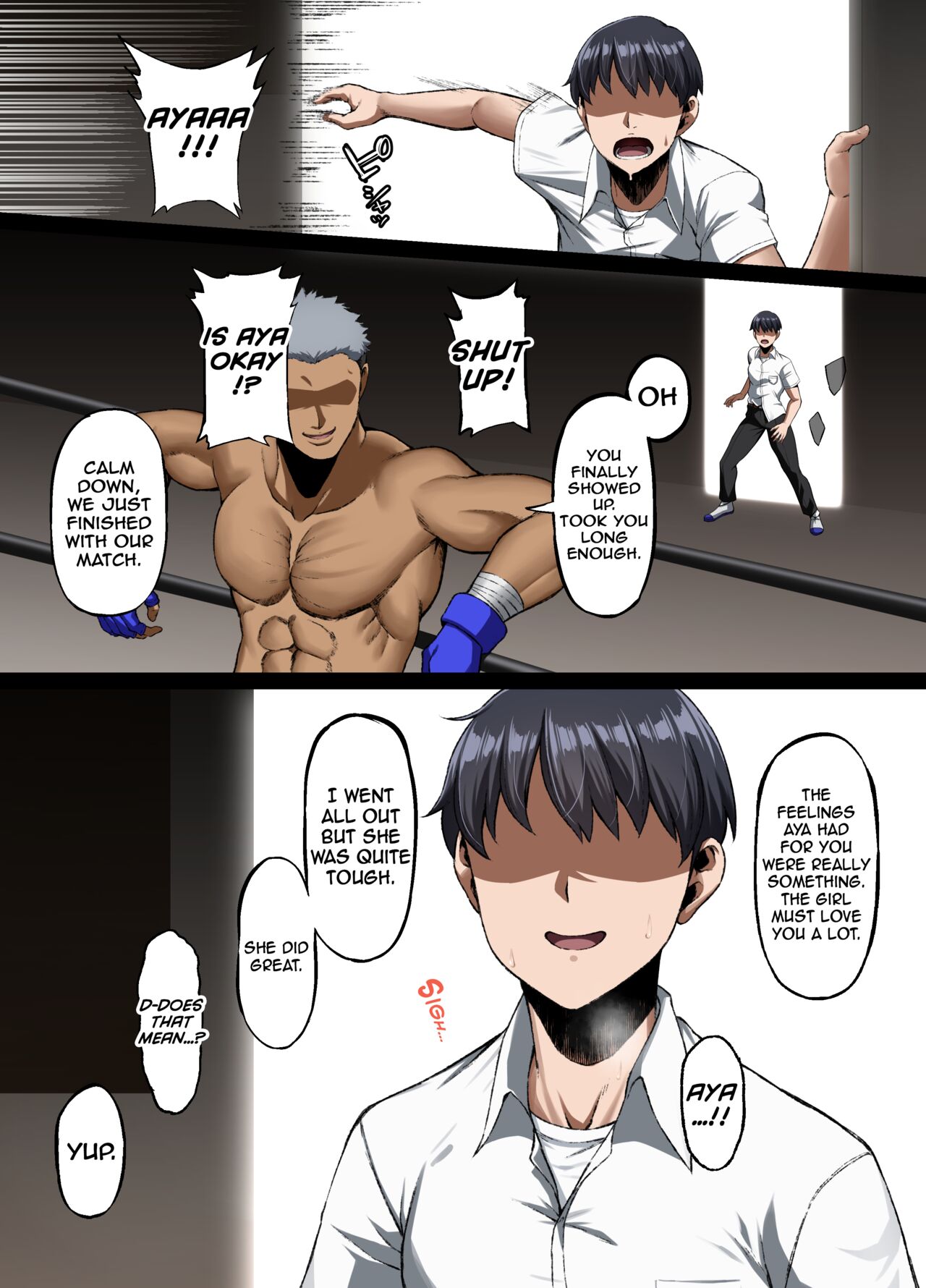 Muskulöse Freundin gefickt, während der Freund zusieht, bis Aya sich ergibt - Image 32