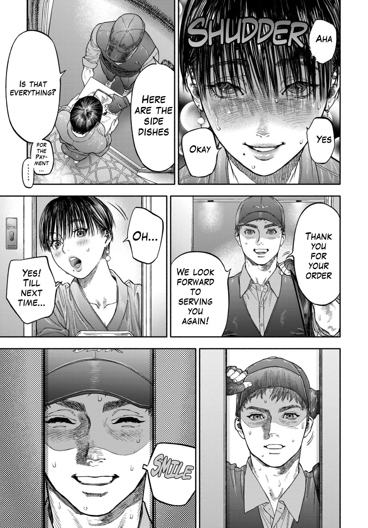 धोखेबाज़ हेनतई पत्नी पिज़्ज़ा डिलीवरी लड़के से चुदती है - Image 9