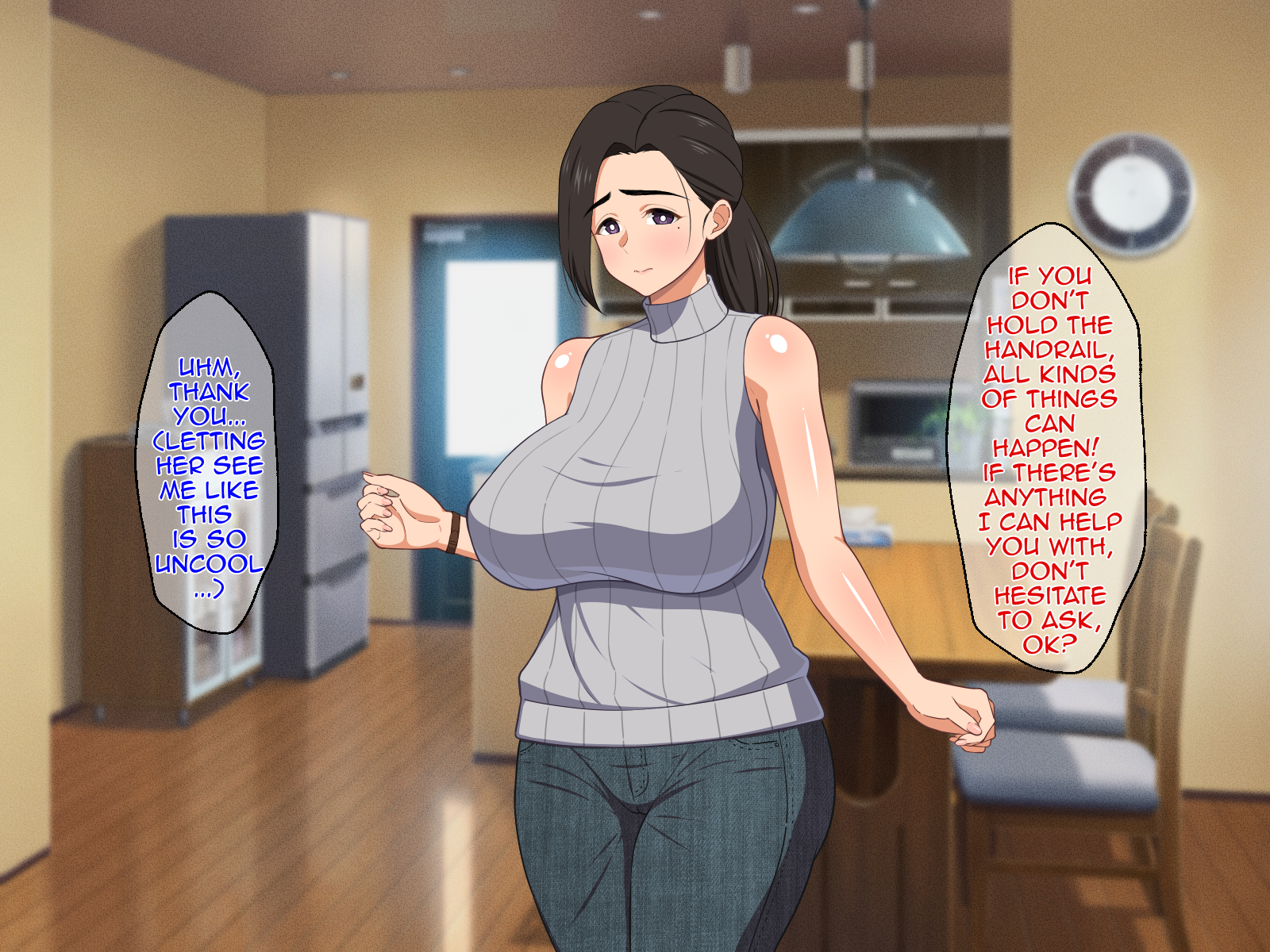 Embarazada tabú ama de casa ordeña mientras folla hijo - Image 11