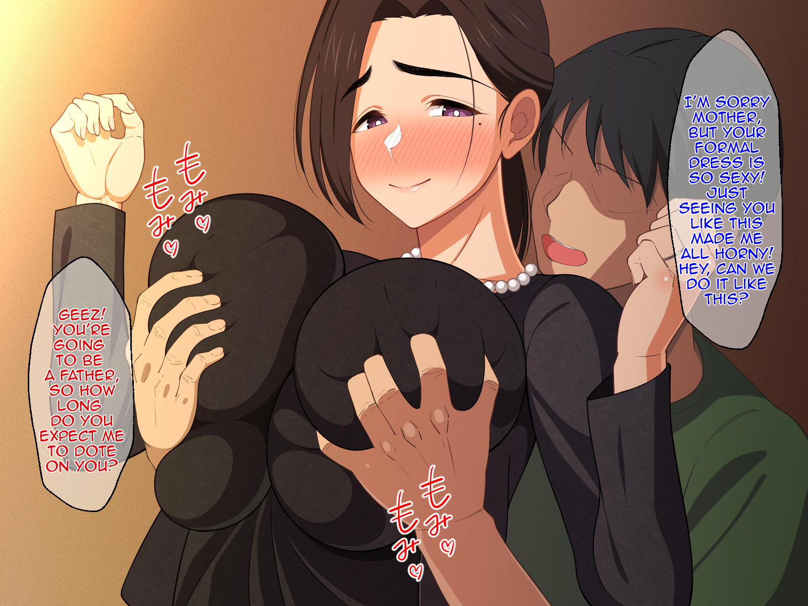 Embarazada tabú ama de casa ordeña mientras folla hijo - Image 130