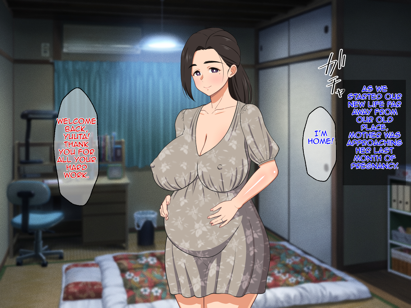 Embarazada tabú ama de casa ordeña mientras folla hijo - Image 141