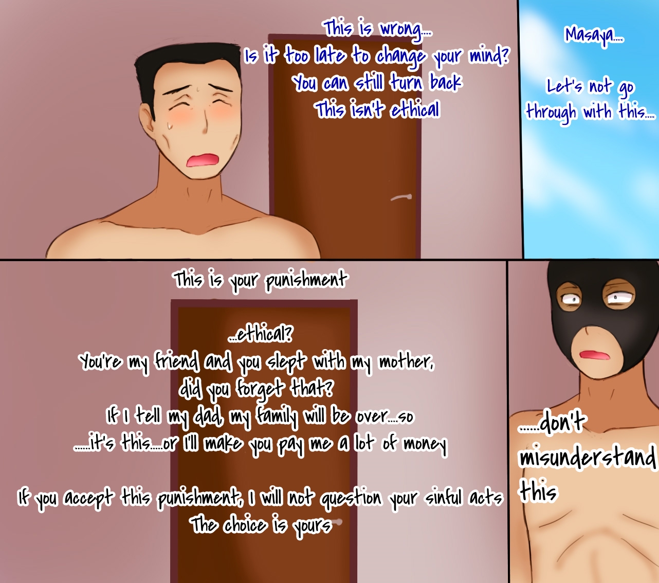 Сын в маске трахает в жопу маму с огромными сиськами - Image 17