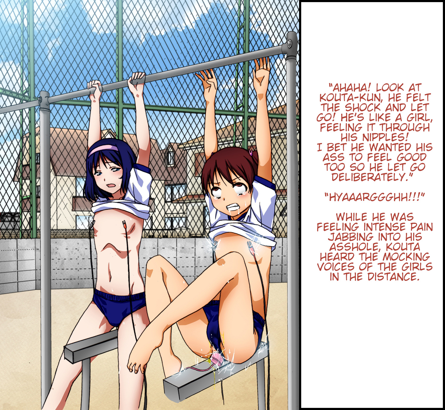 クラスメイトに汚いセックスのために奴隷にされたゲイ学生 - Image 22