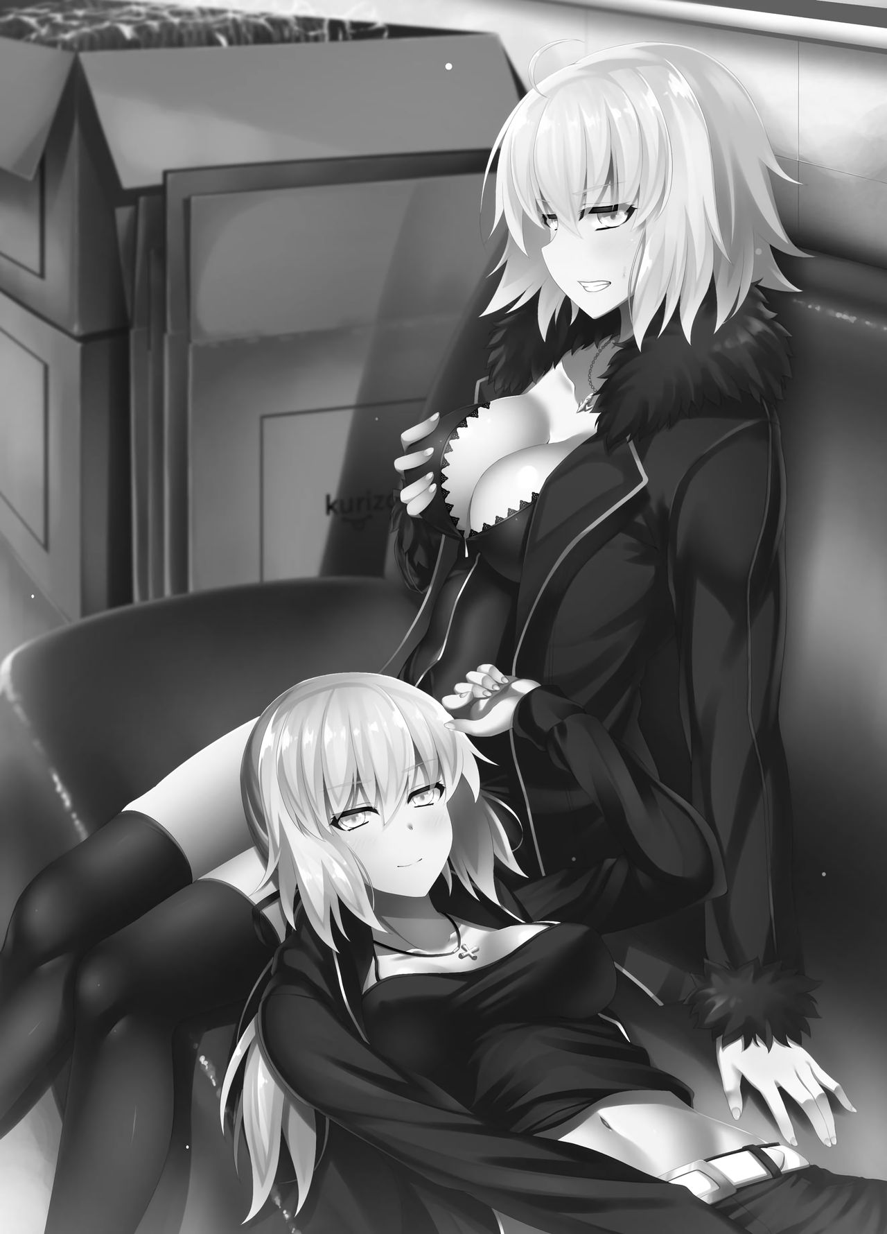 Kleine Saber & Jeanne in ihren heißen Muschis besamt - Image 2